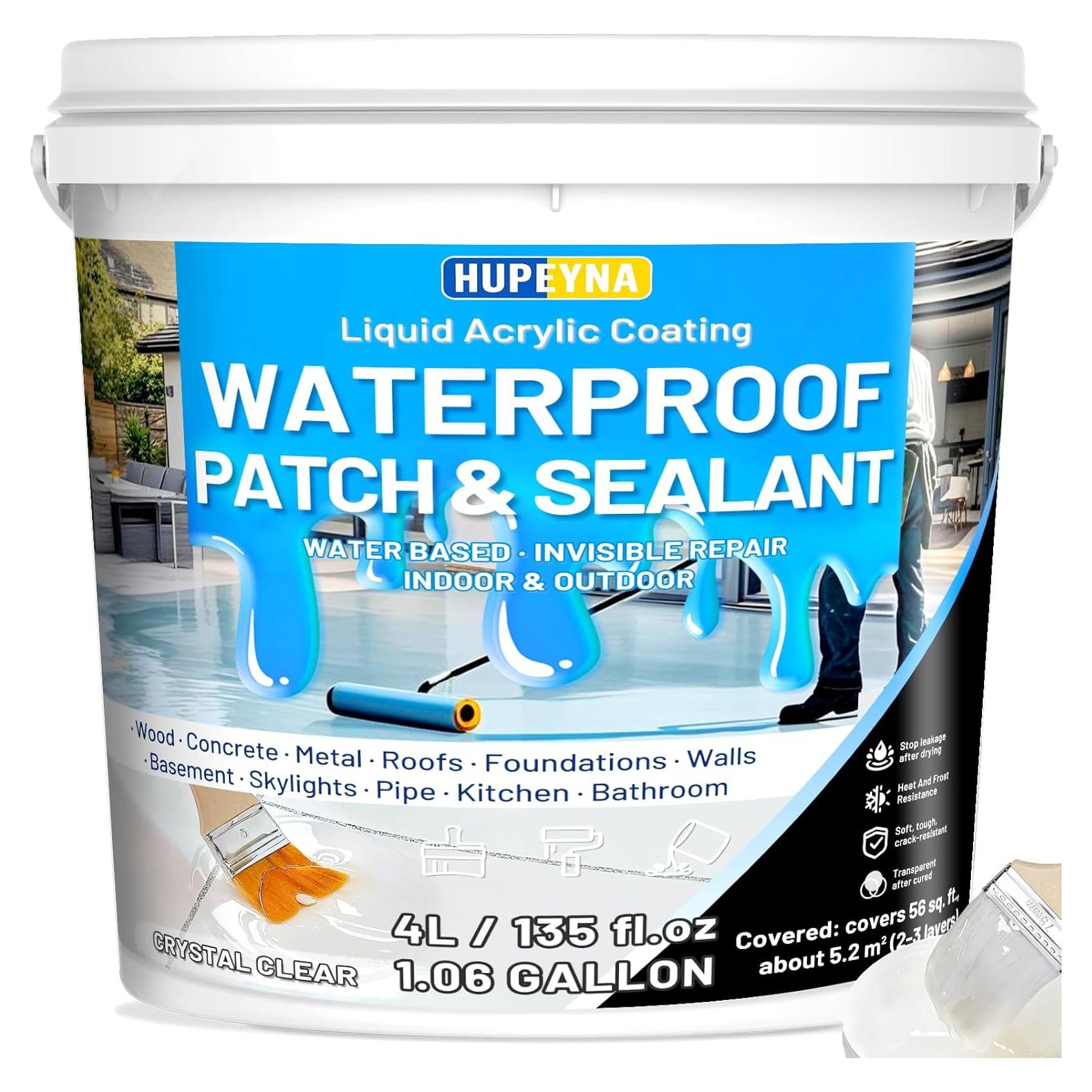 Sellador Impermeable Transparente 4L Hangzhou Huyan - Anti-Fugas