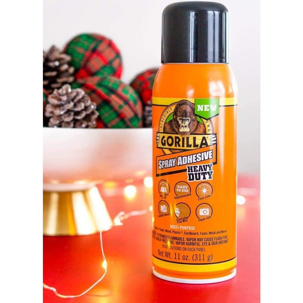 Adhesivo en Spray Gorilla 311g - Alta Resistencia y Reposicionable