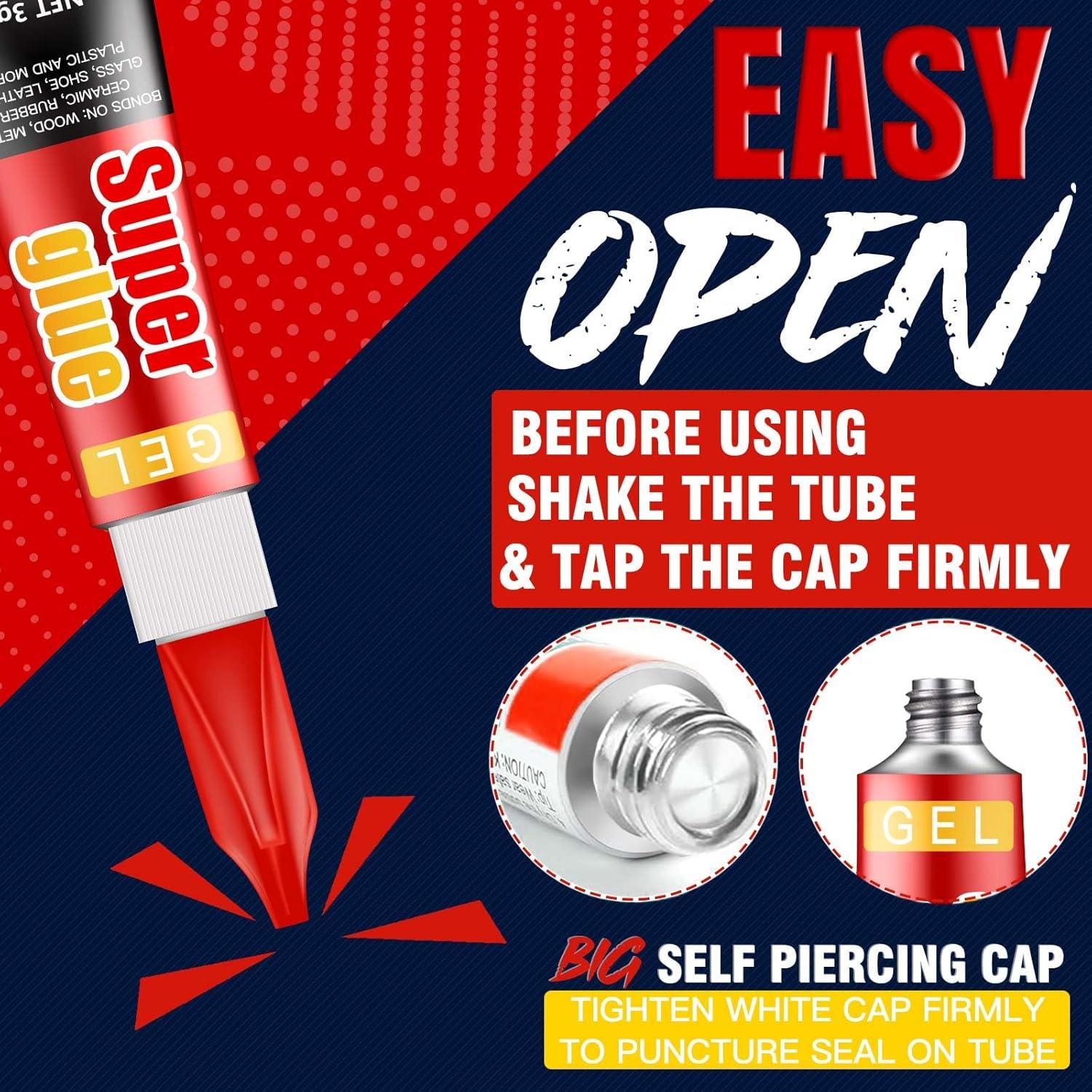 Pegamento en Gel Multiusos ALECPEA 3g x 12 Unidades Rápido