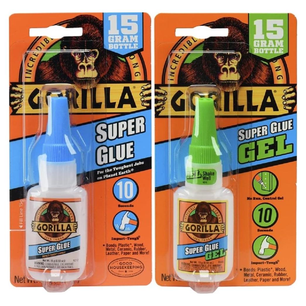 Combo Gorilla Super Glue 15g y Gel 15g - Alta Resistencia