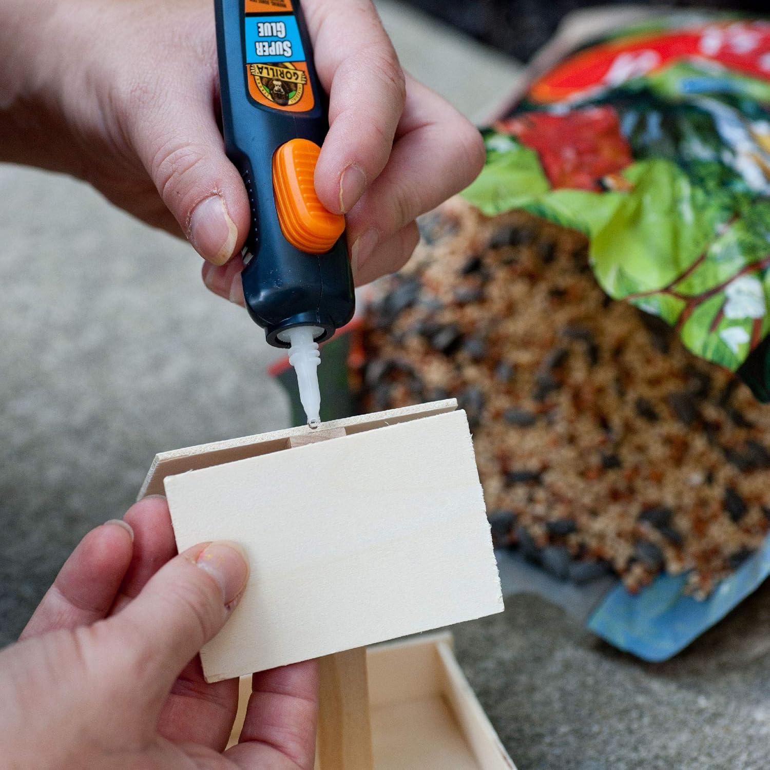 Bolígrafo Super Glue Gorilla 6g Transparente - Aplicador Fácil