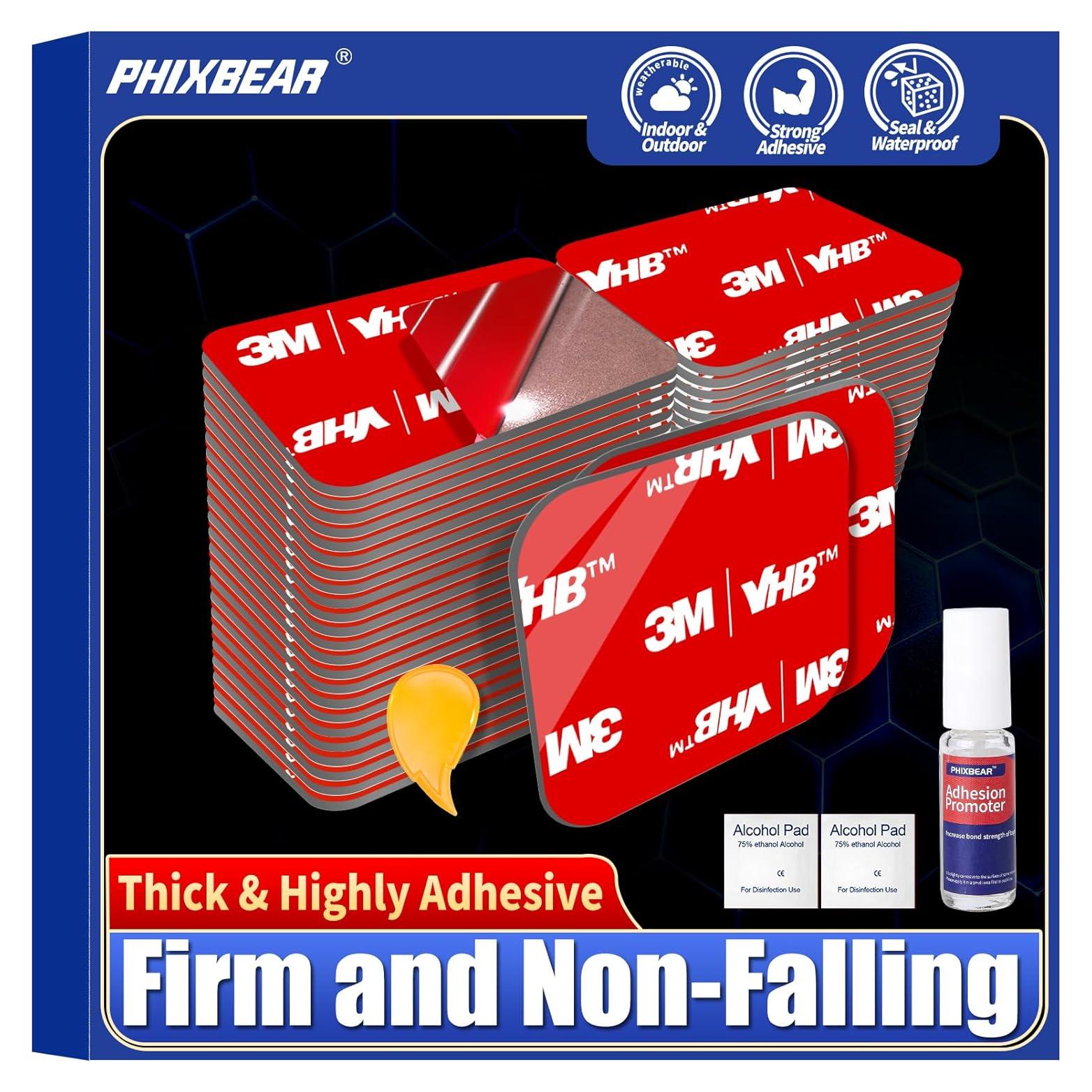 Almohadillas Adhesivas Doble Cara 3M VHB 48 Pcs 3x3.5 cm