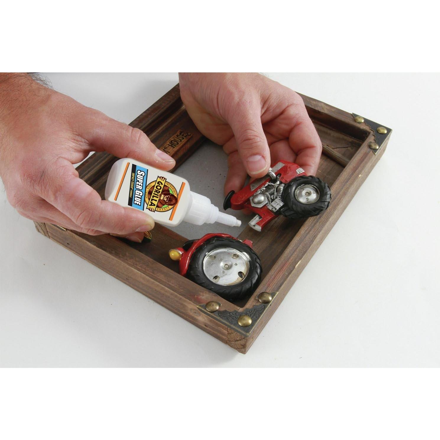 Gorilla Super Glue 15 Gramos Claro - Paquete de 5 Adhesivos