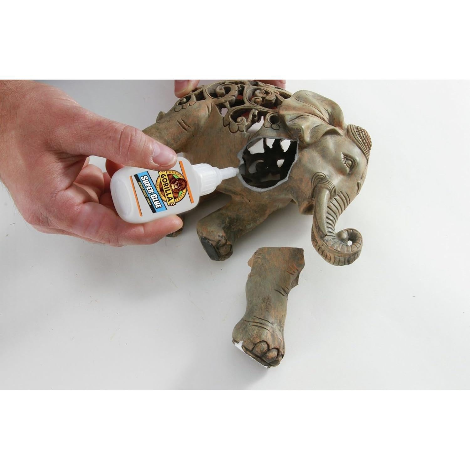 Gorilla Super Glue 15 Gramos Claro - Paquete de 5 Adhesivos