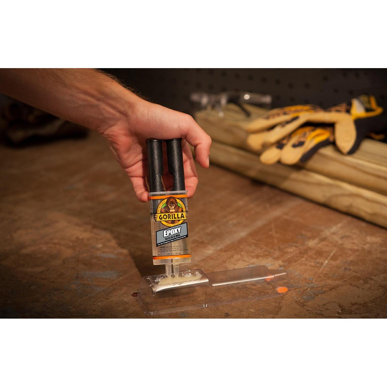 Epoxi Gorilla 2 partes 151.4 ml transparente - Paquete de 6