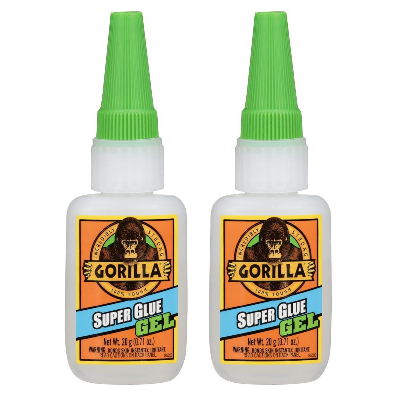 Gorilla Super Glue Gel 20g - Pegamento Transparente Multiusos