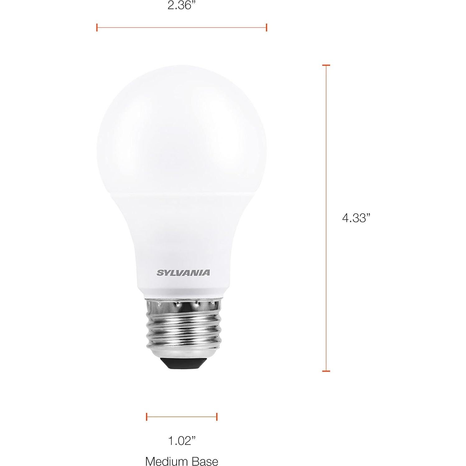 Bombilla LED A19 Sylvania 14.5W 1450 lúmenes 2700K 6 unidades