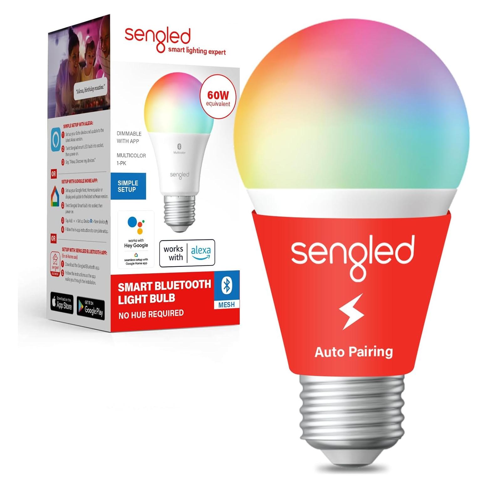 Bombilla Inteligente LED Sengled A19 E26 Multicolor 8.7W 800LM