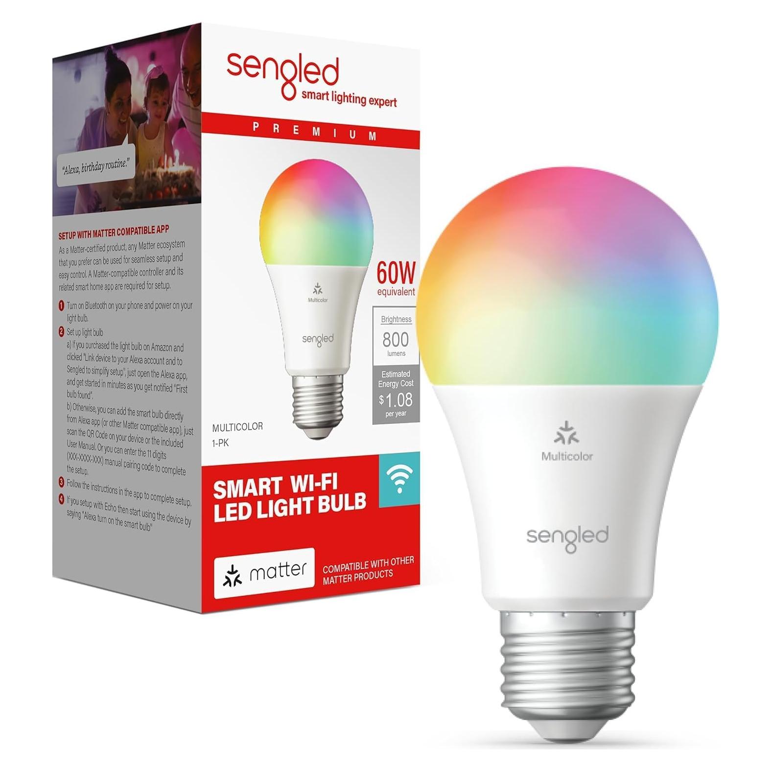 Bombilla LED Inteligente Sengled G2 Multicolor 800LM 9W