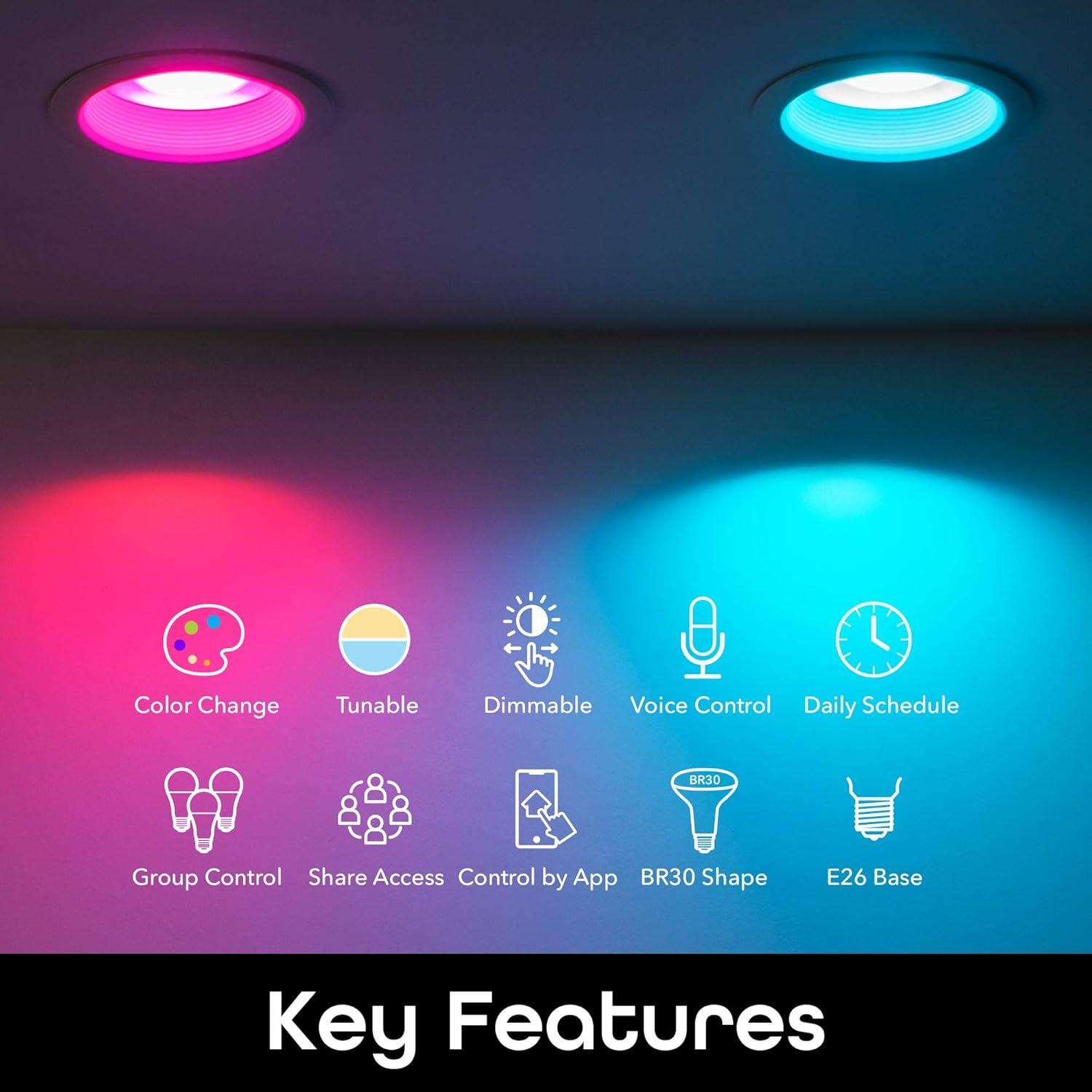 Bombilla LED Wi-Fi Geeni Prisma Plus Drop E26 BR30 Multicolor