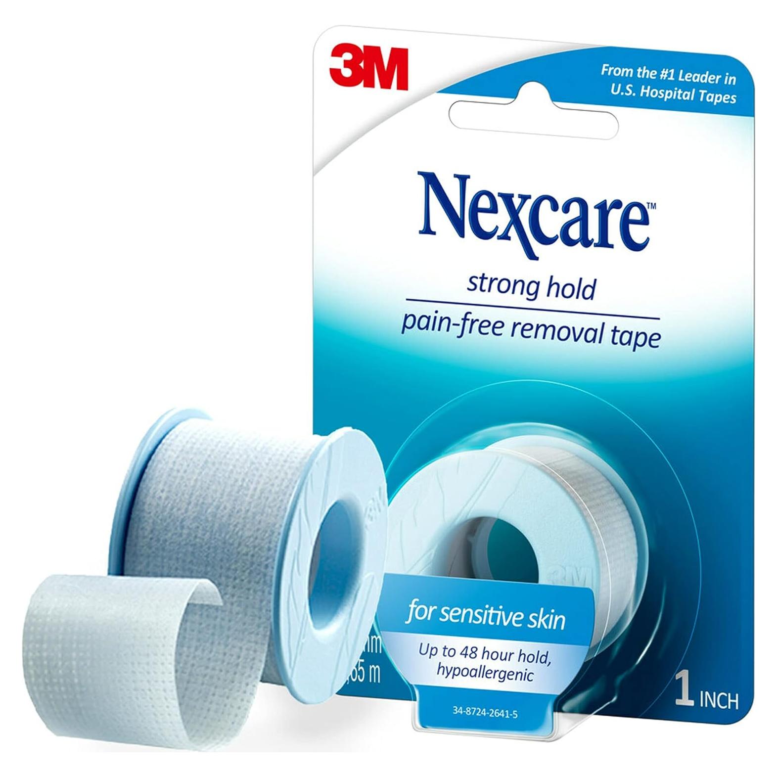 Cinta de Remoción Sin Dolor Nexcare 2.54 cm x 3.66 m - 1 Rollo