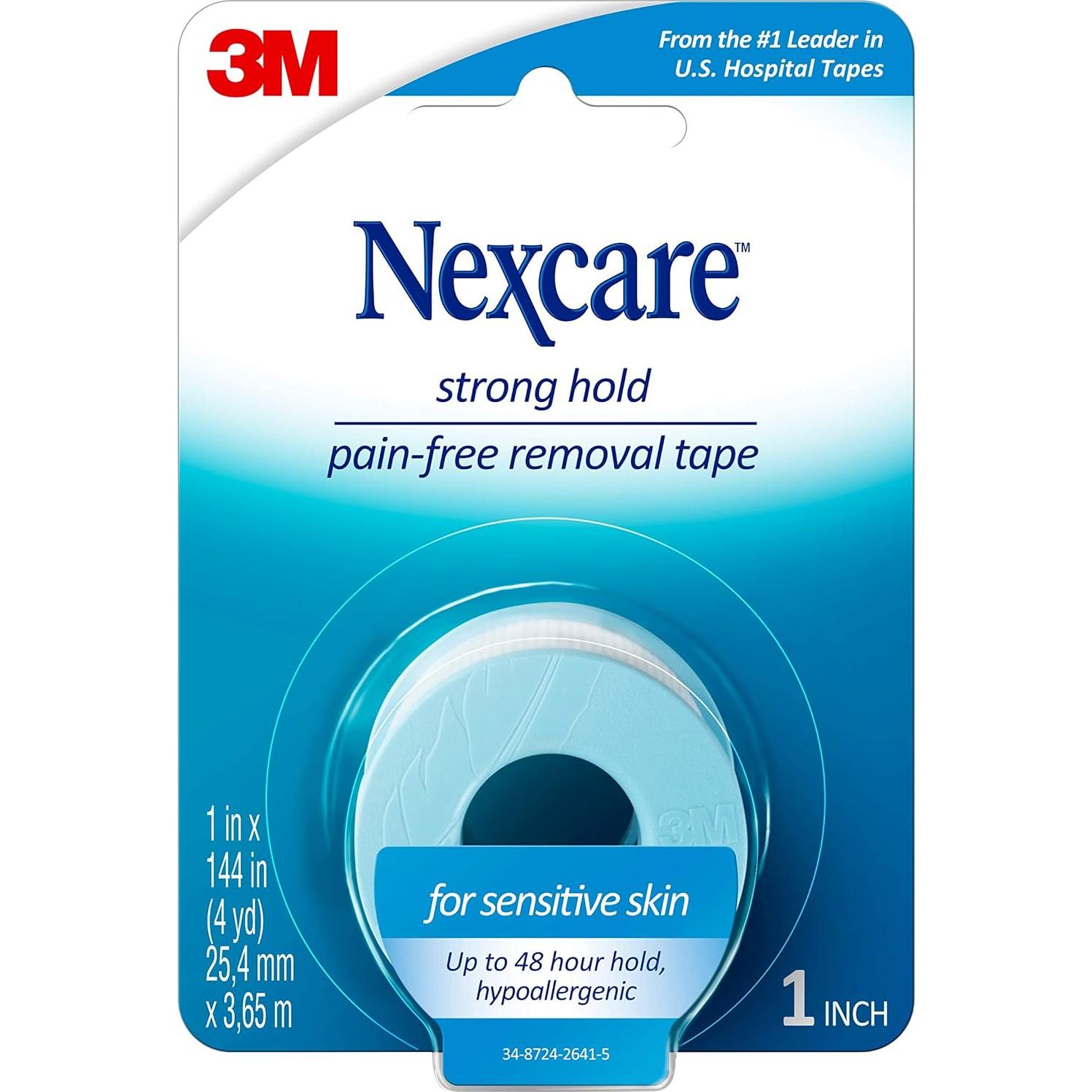 Cinta de Remoción Sin Dolor Nexcare 2.54 cm x 3.66 m - 1 Rollo