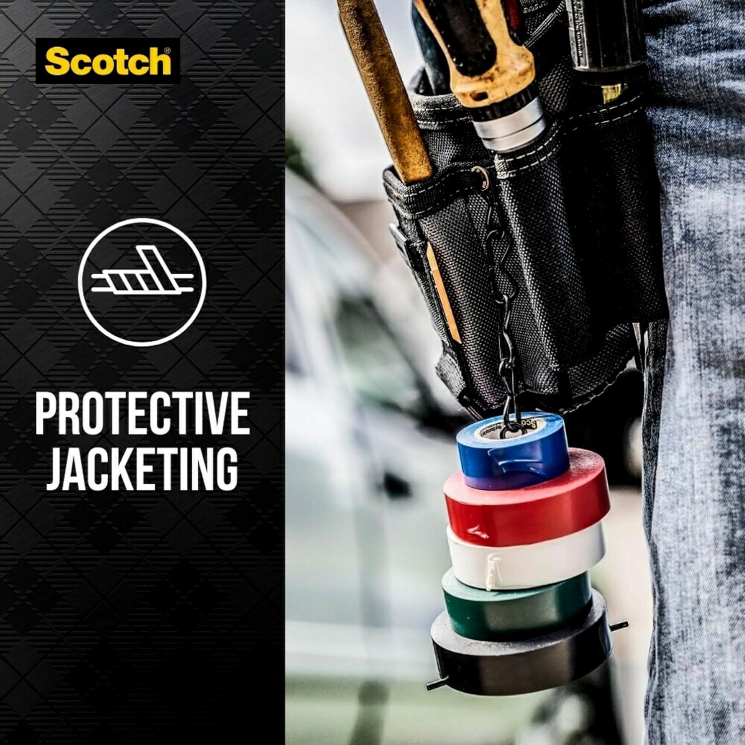 Cinta de Codificación Eléctrica 3M Scotch #35 1.9cm x 20.1m Azul