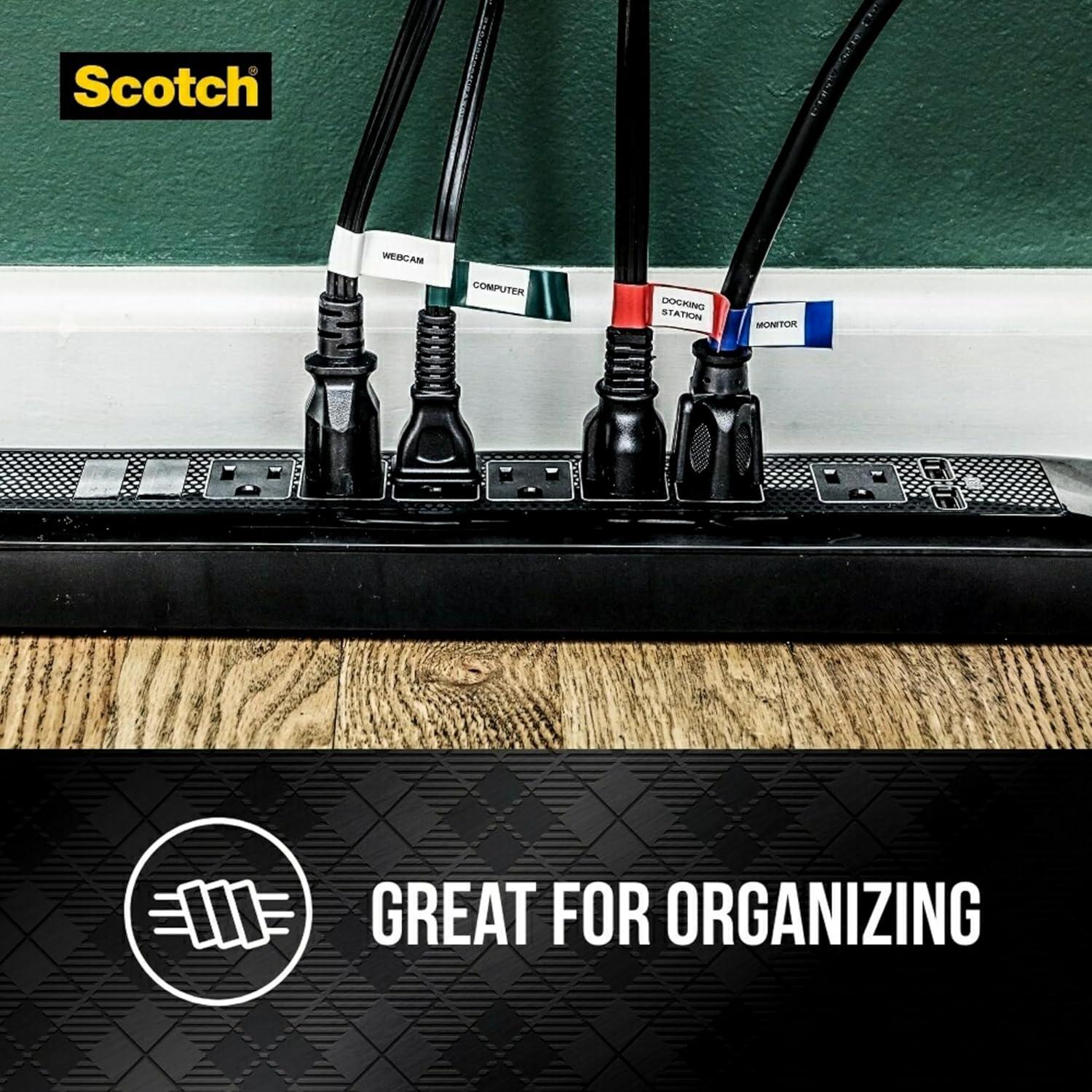 Cinta de Codificación Eléctrica 3M Scotch #35 1.9cm x 20.1m Azul