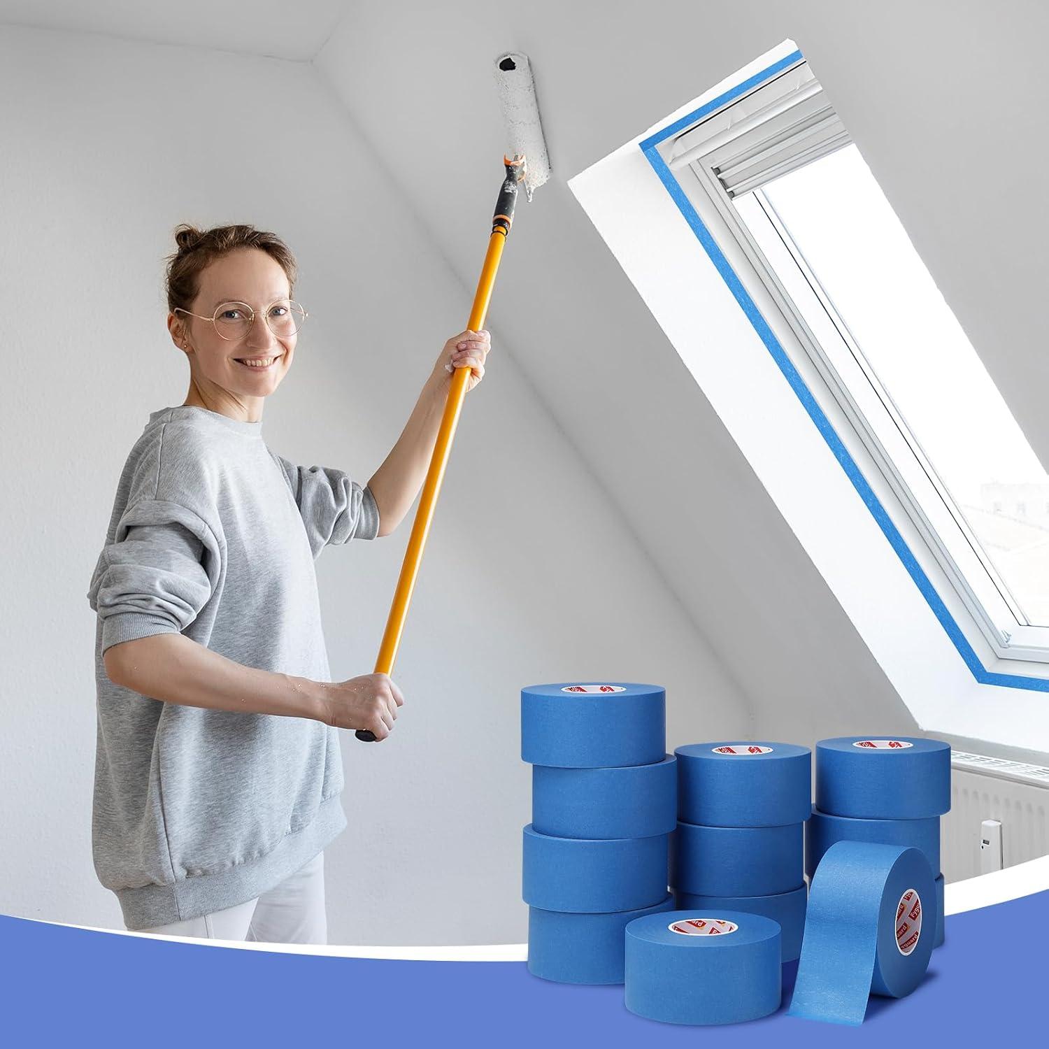 Cinta de Pintor Azul Fyguard 12 Rollos 4.8 cm x 603.5 m