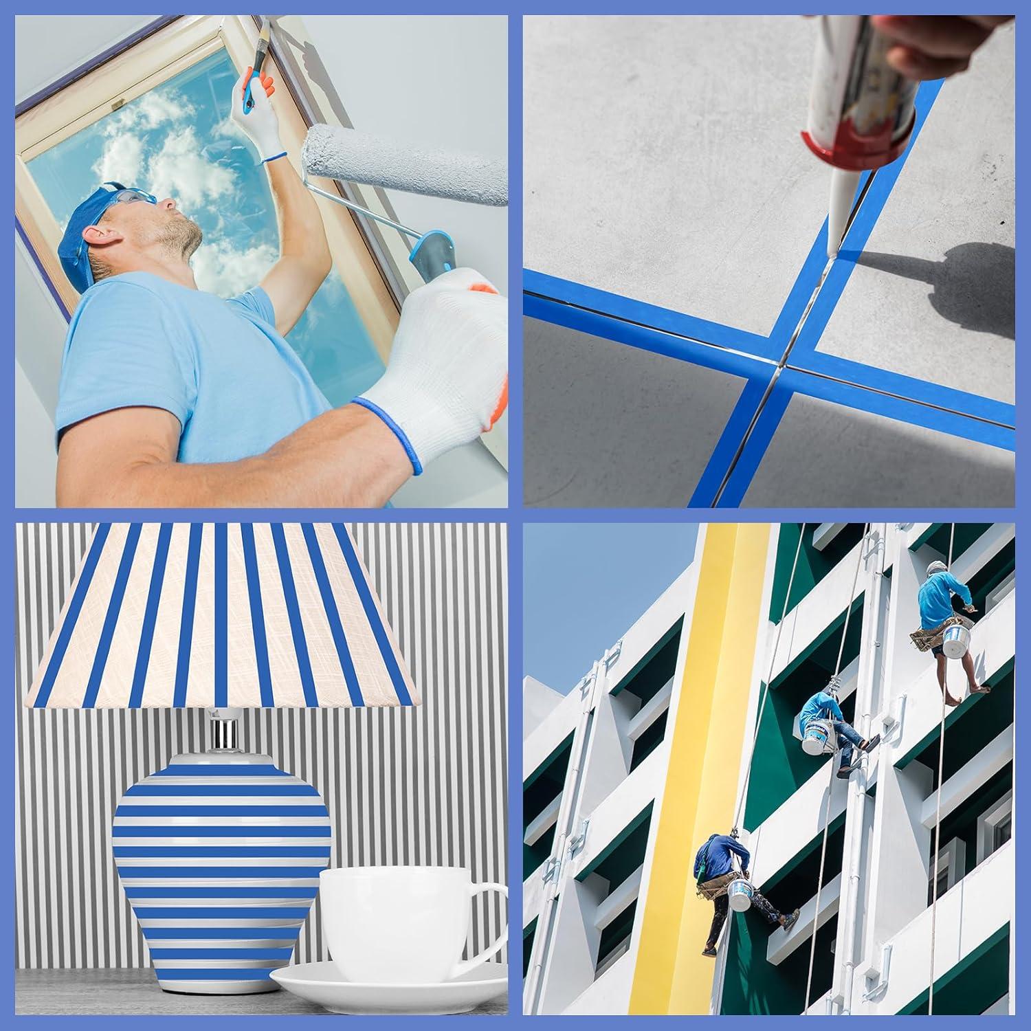 Cinta de Pintor Azul Fyguard 12 Rollos 4.8 cm x 603.5 m