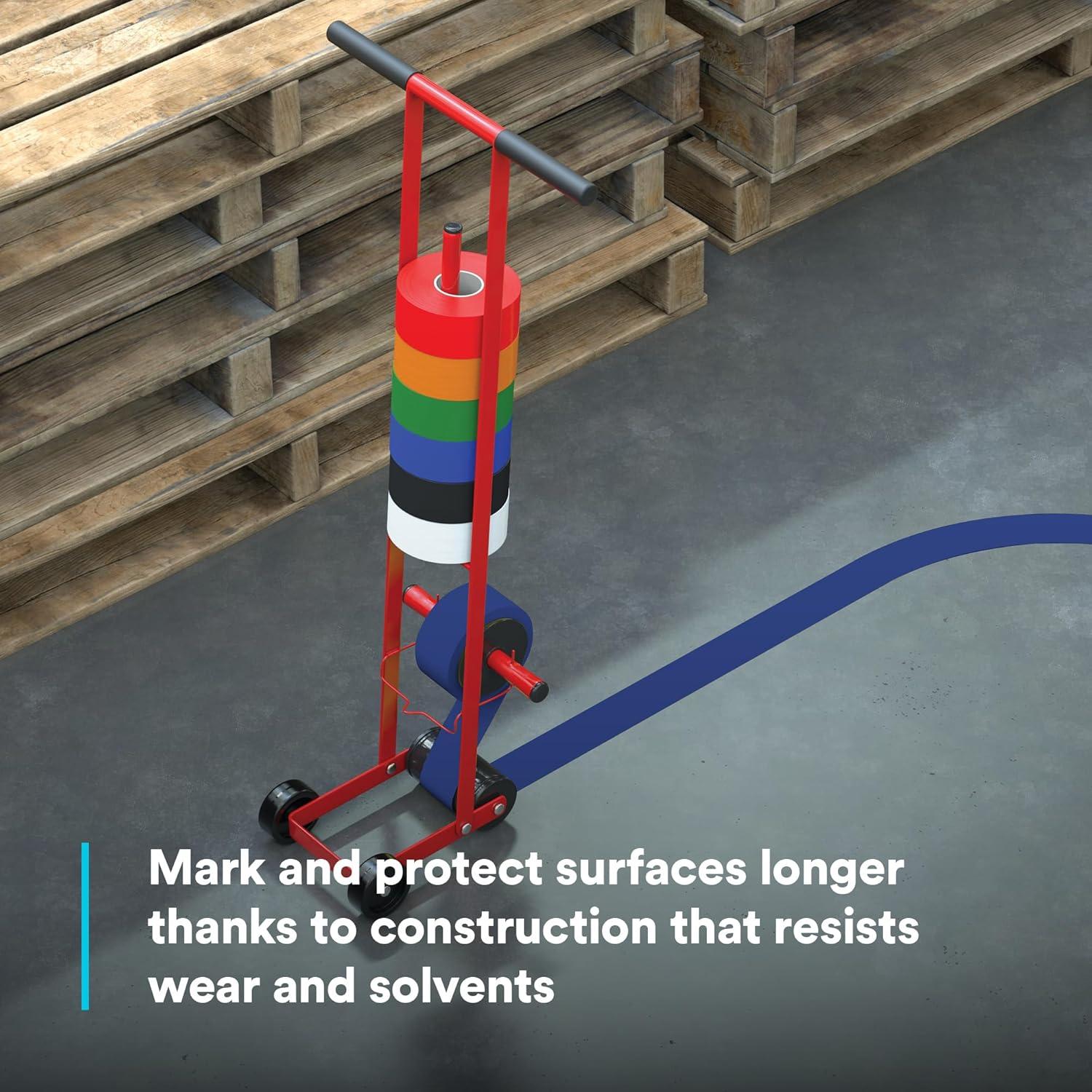 Cinta de Vinilo 3M 471, 1 Rollo 9.5mm x 32.9m, Azul