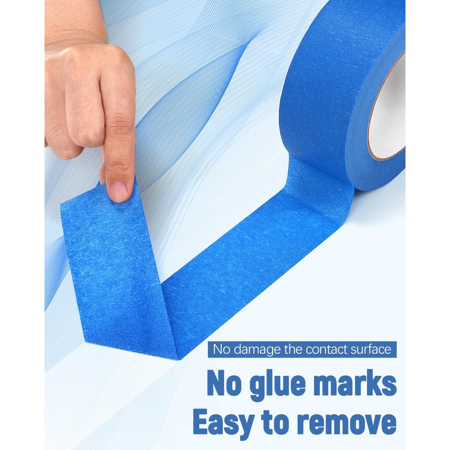 Cinta de Pintor Azul Lzerking 12 Rollos 4.78 cm x 50.29 m