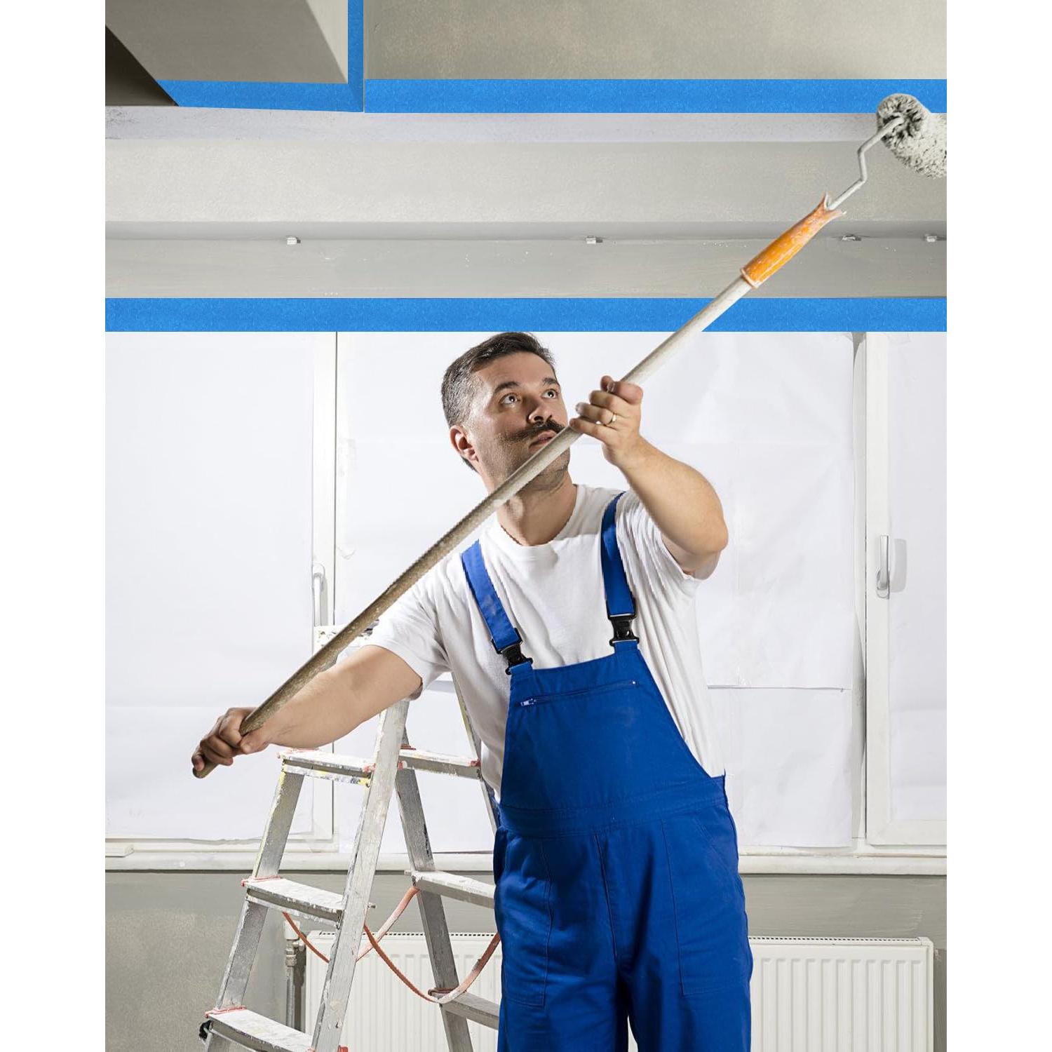 Cinta de Pintor Azul Lzerking 12 Rollos 4.78 cm x 50.29 m