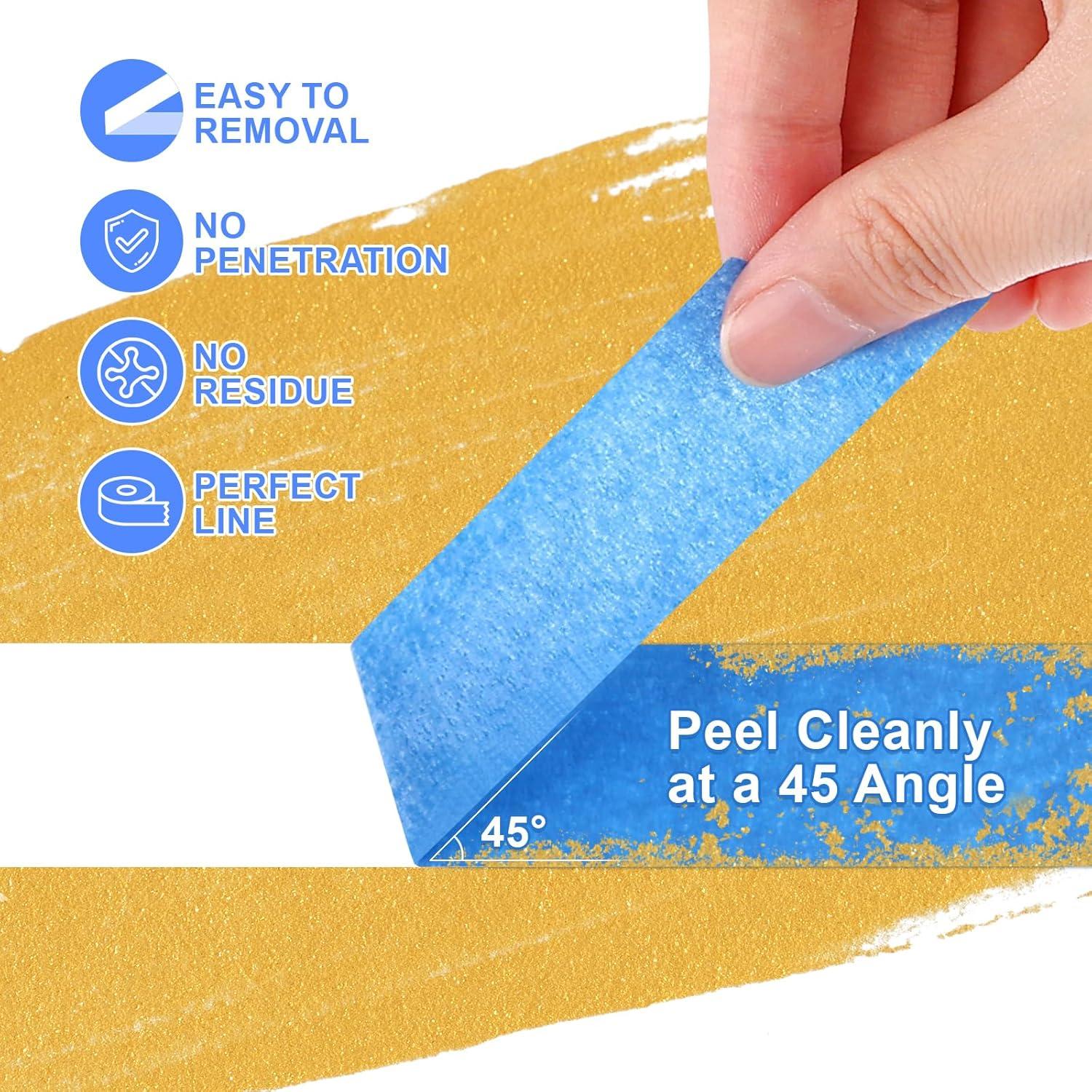 Cinta de Pintor Azul NEOACT 16 Rollos 5 cm x 50 m Sin Residuo