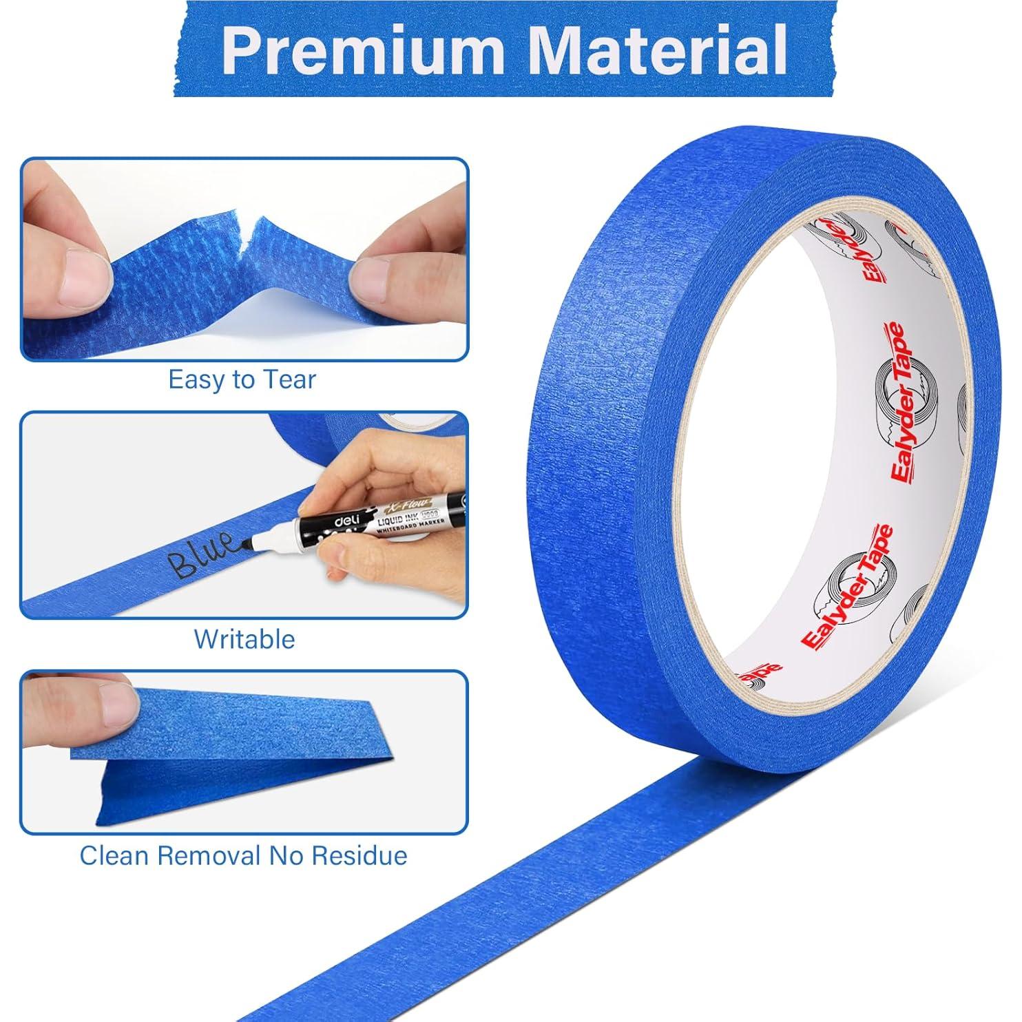 Cinta de Pintor Azul Ealyder Tape 4 Rollos 2.39 cm x 20 m