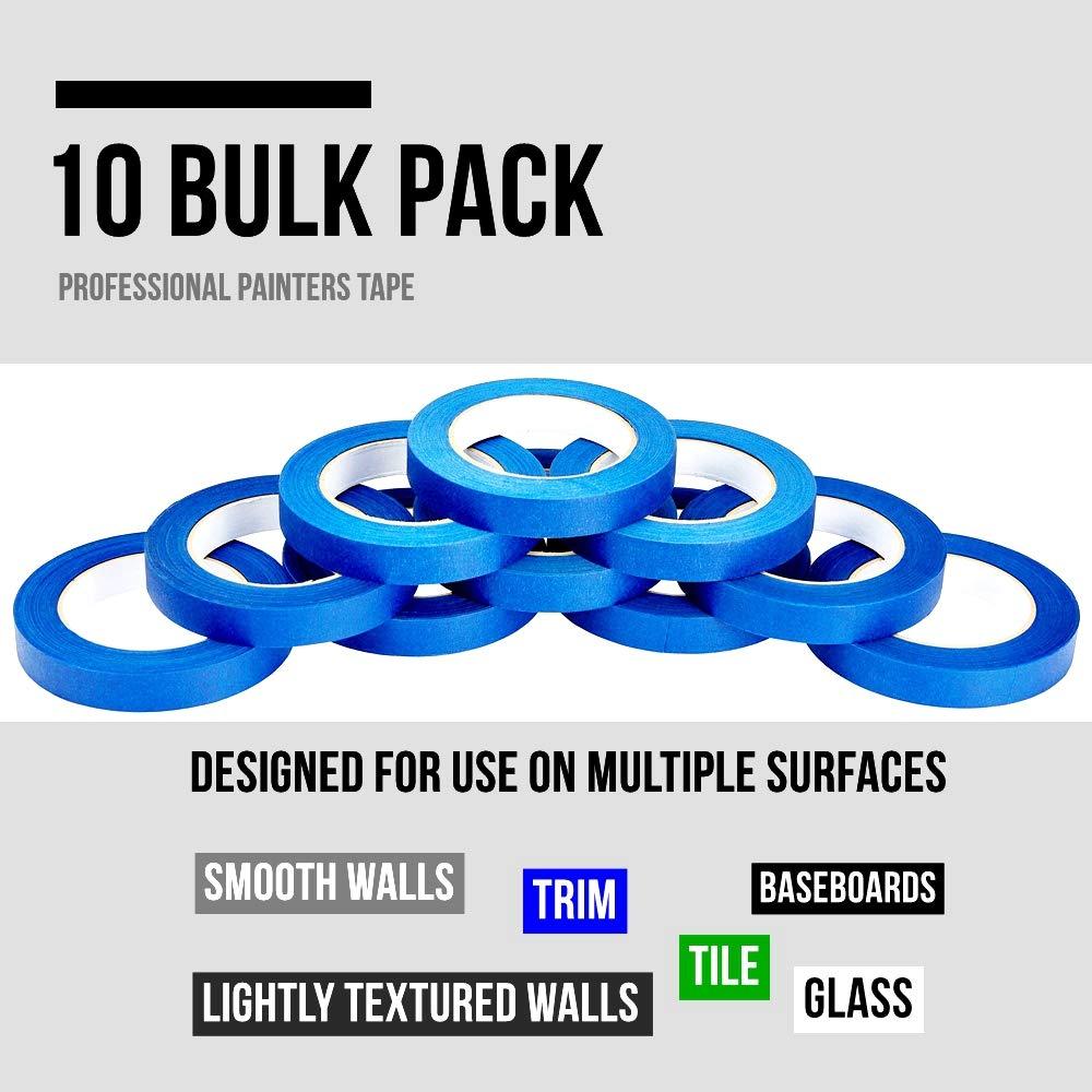 Cinta de Pintor Azul Lichamp 10 Rollos 19 mm x 50 m