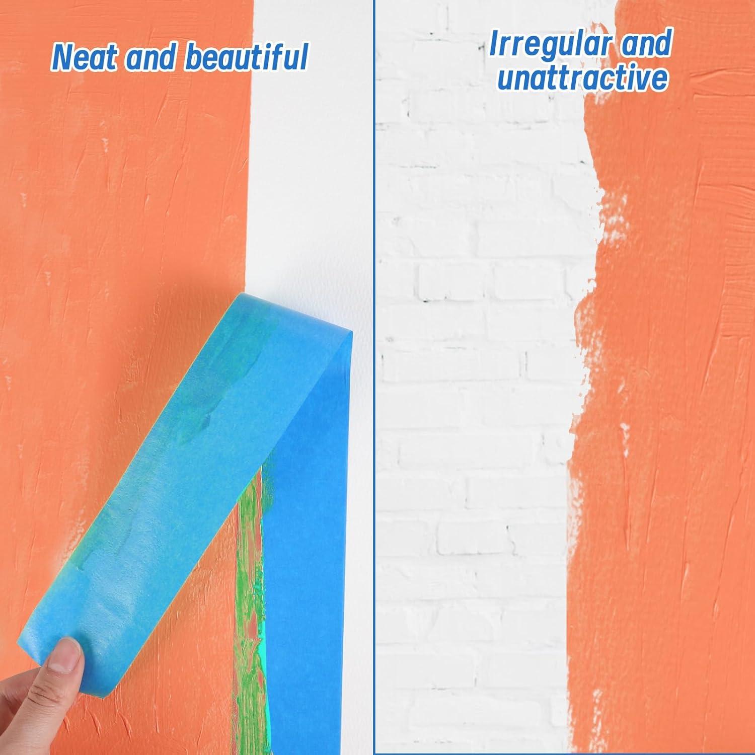 5 Rollos de Cinta de Pintor Azul Fyguard 4.8 cm x 50.3 m