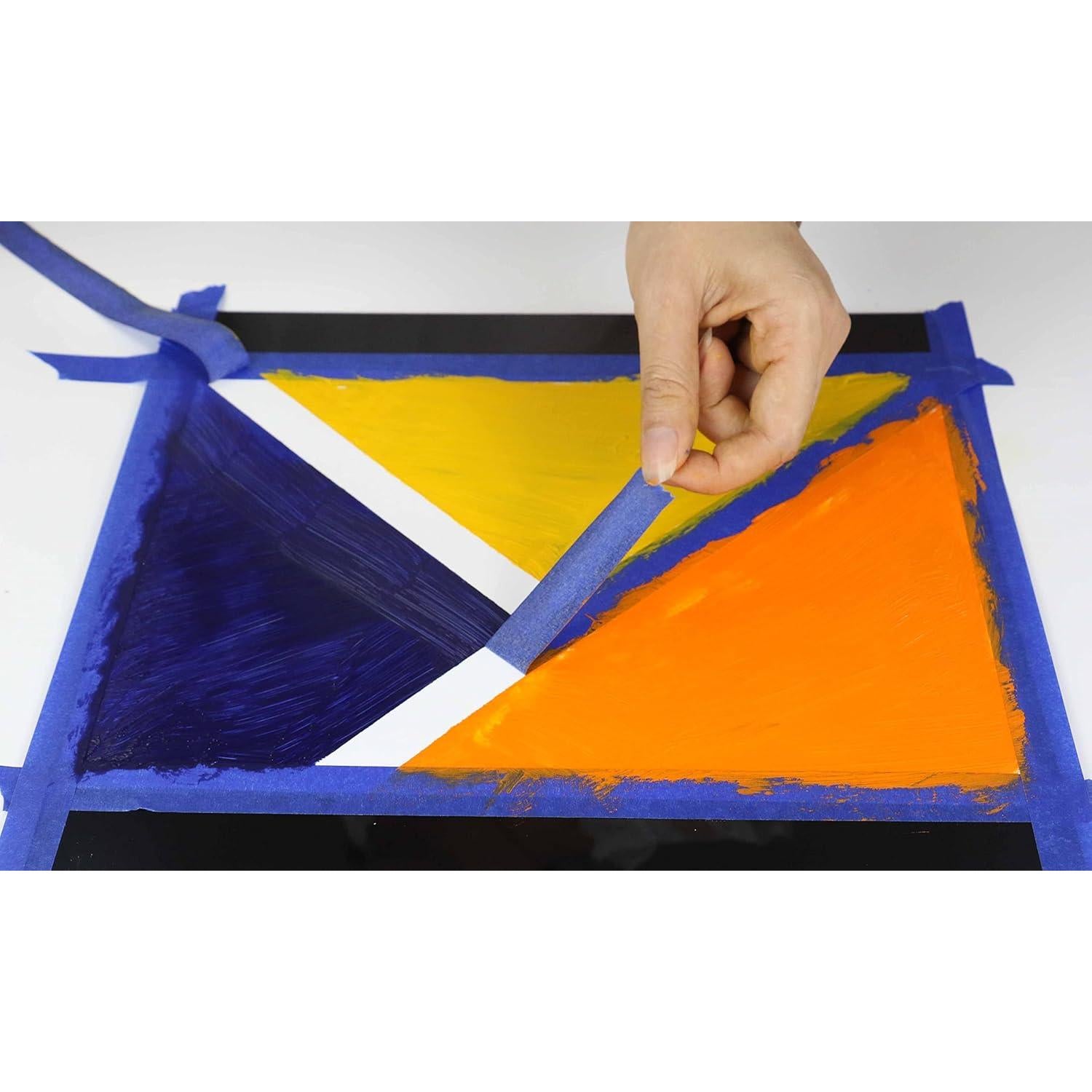 Cinta de Pintor Azul BOMEI Pack 4 Tamaños 1.27cm a 5.08cm x 55m