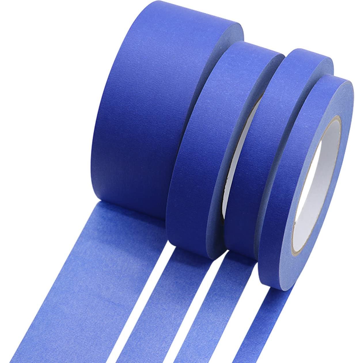 Cinta de Pintor Azul BOMEI Pack 4 Tamaños 1.27cm a 5.08cm x 55m