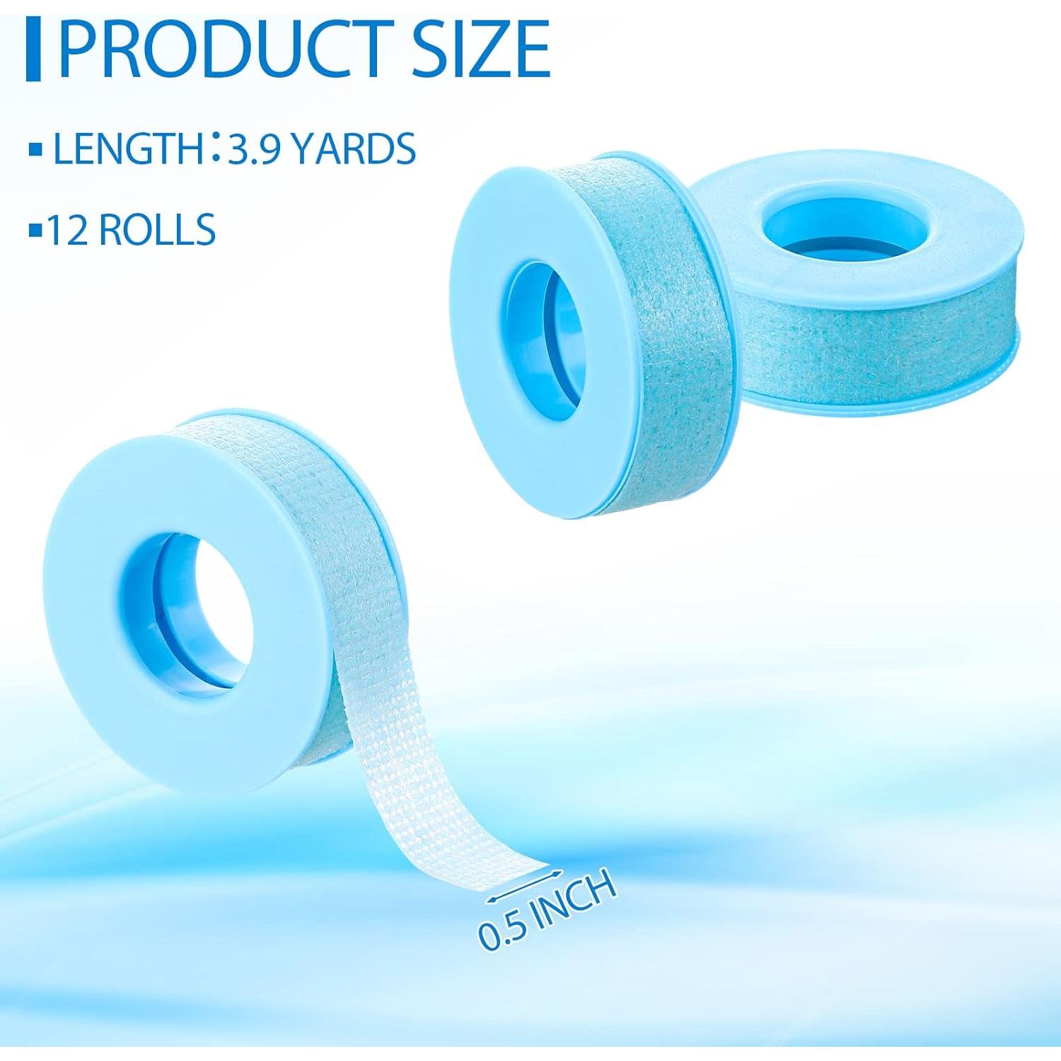 Cinta Adhesiva de Silicona Nuanchu 12 Rollos 1.27 cm x 3.6 m