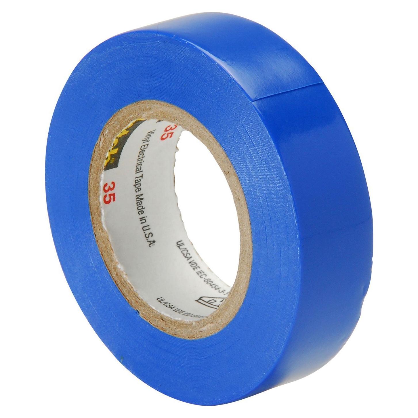 Cinta Aislante de Vinilo Scotch 35 Azul 12.7 mm x 6.1 m
