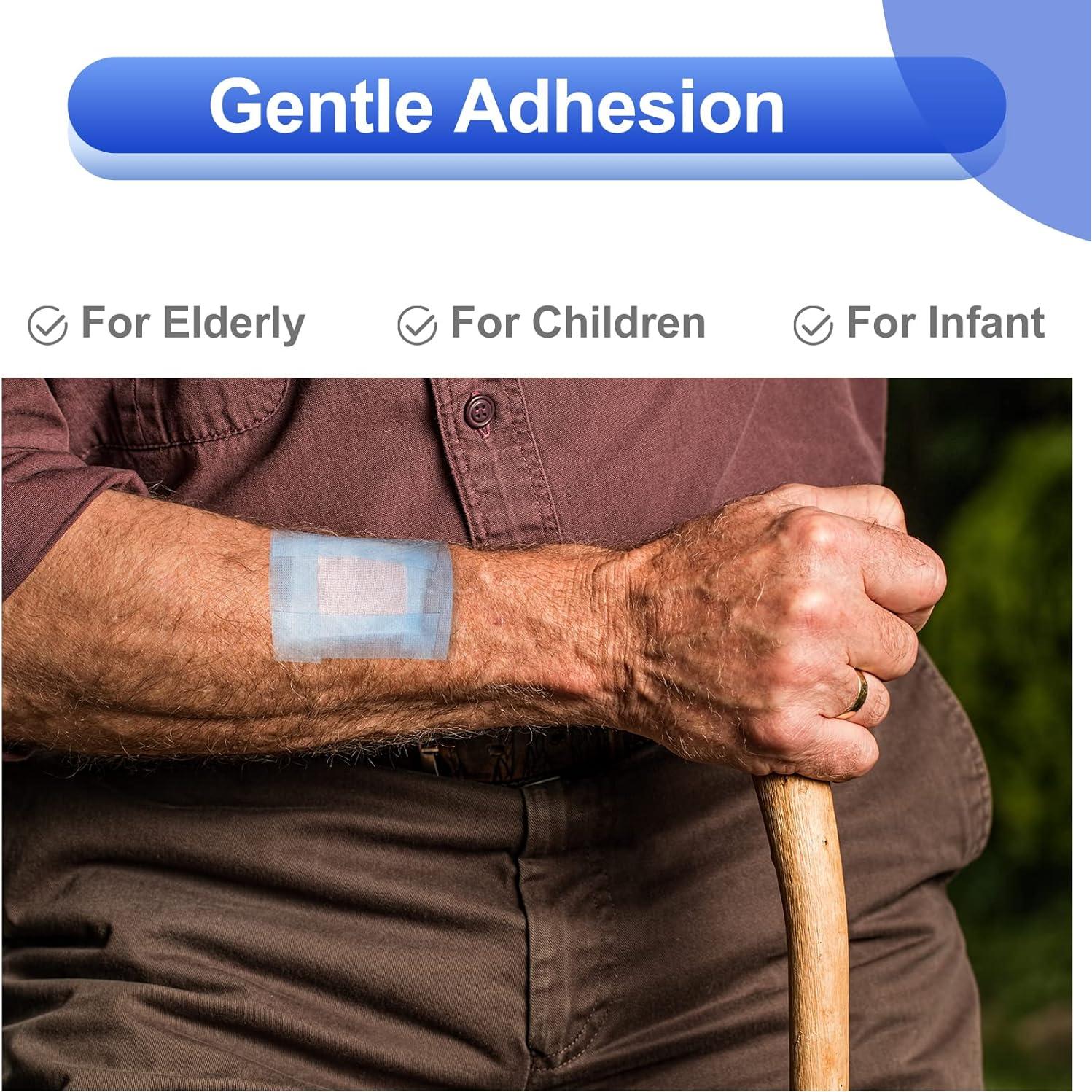 4 Rollos de Cinta Médica de Silicona Niceful 2.5cm x 3.65m