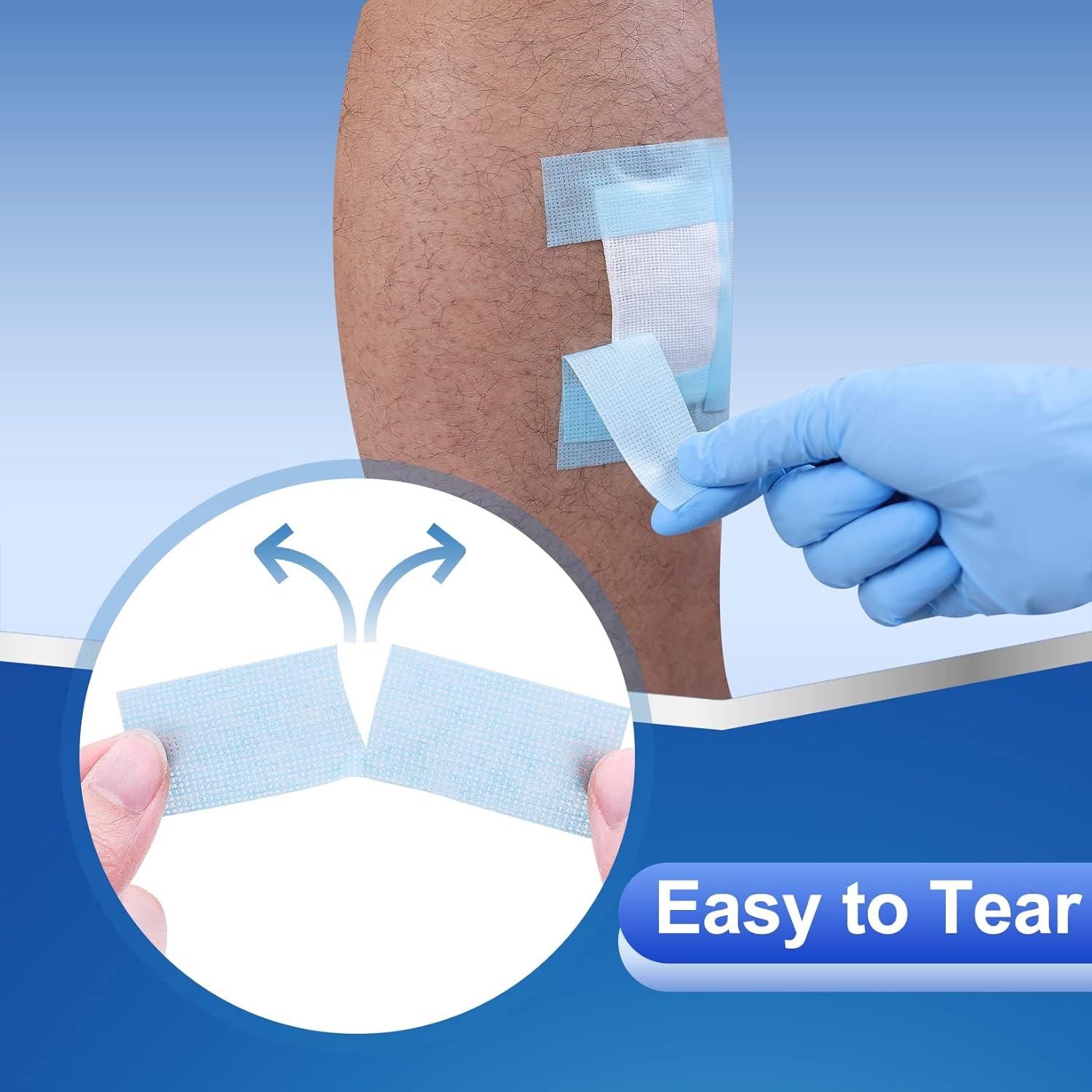 4 Rollos de Cinta Médica de Silicona Niceful 2.5cm x 3.65m