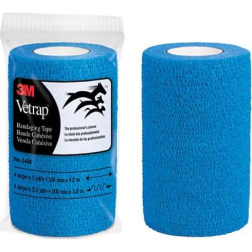 Vetrap 3M Rollo Autoadhesivo Azul 10.16 cm x 4.57 m - Paquete de 3