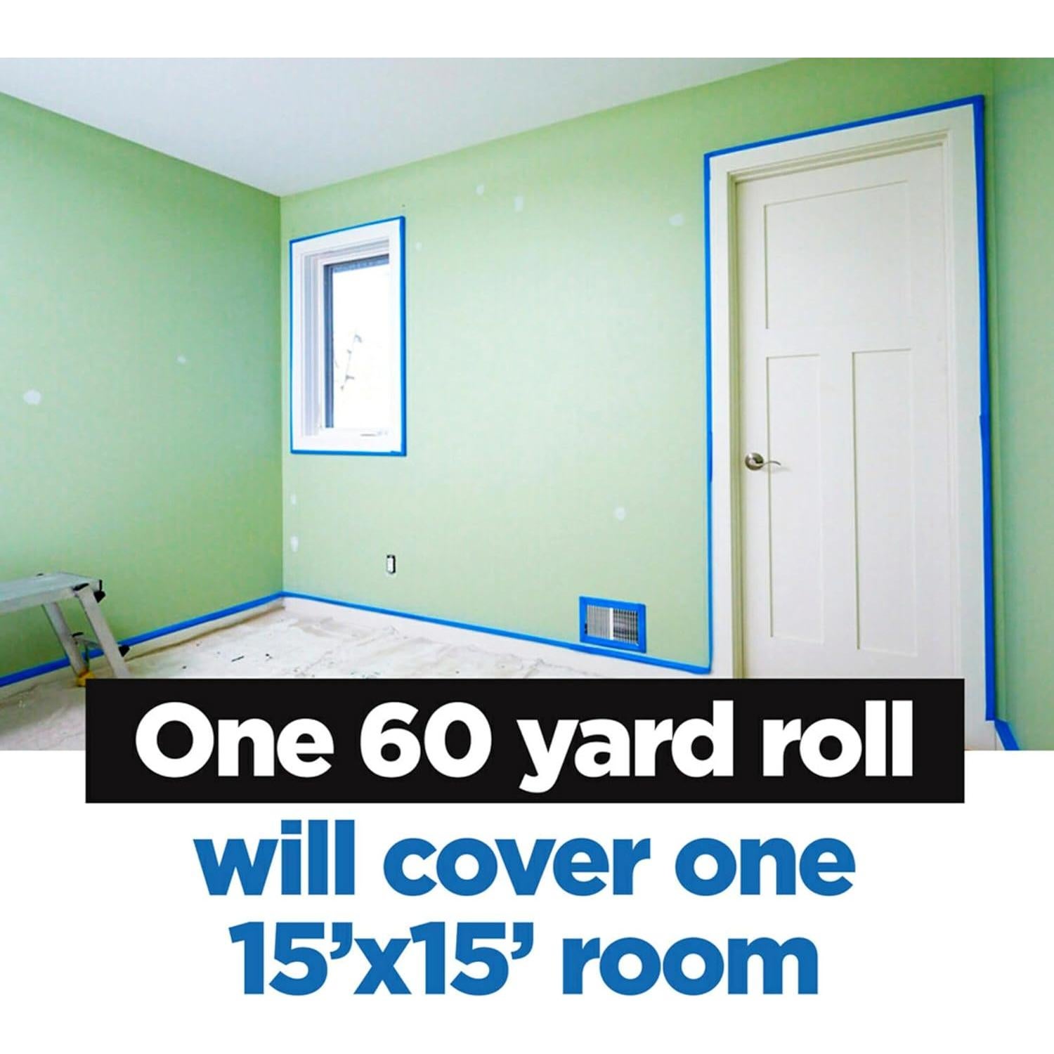 Cinta de Pintura Multi-Superficie ScotchBlue 3.58 cm x 54.86 m - 3 Rollos