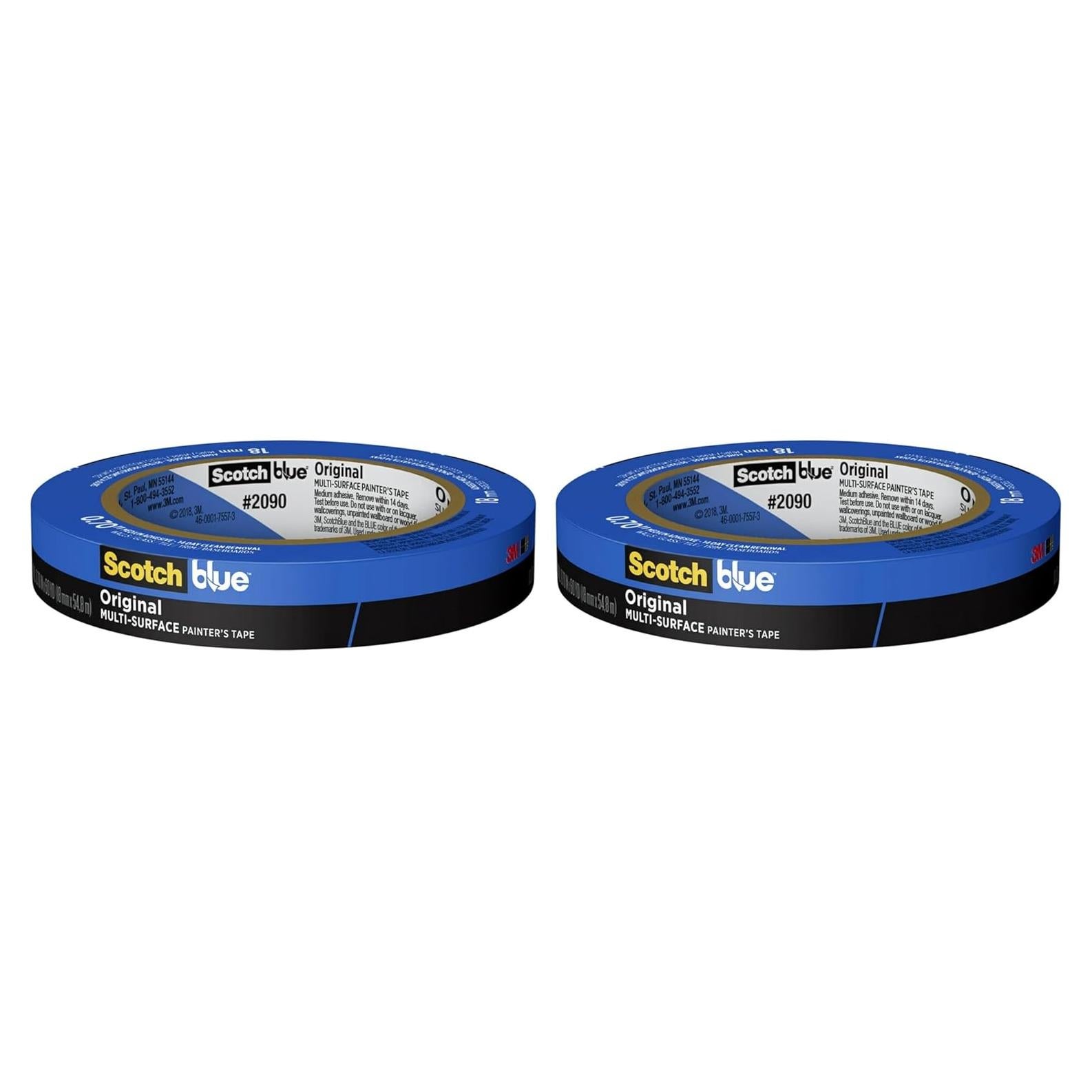 Cinta de Pintor ScotchBlue Original Multi-Superficie 1.78cm x 54.86m