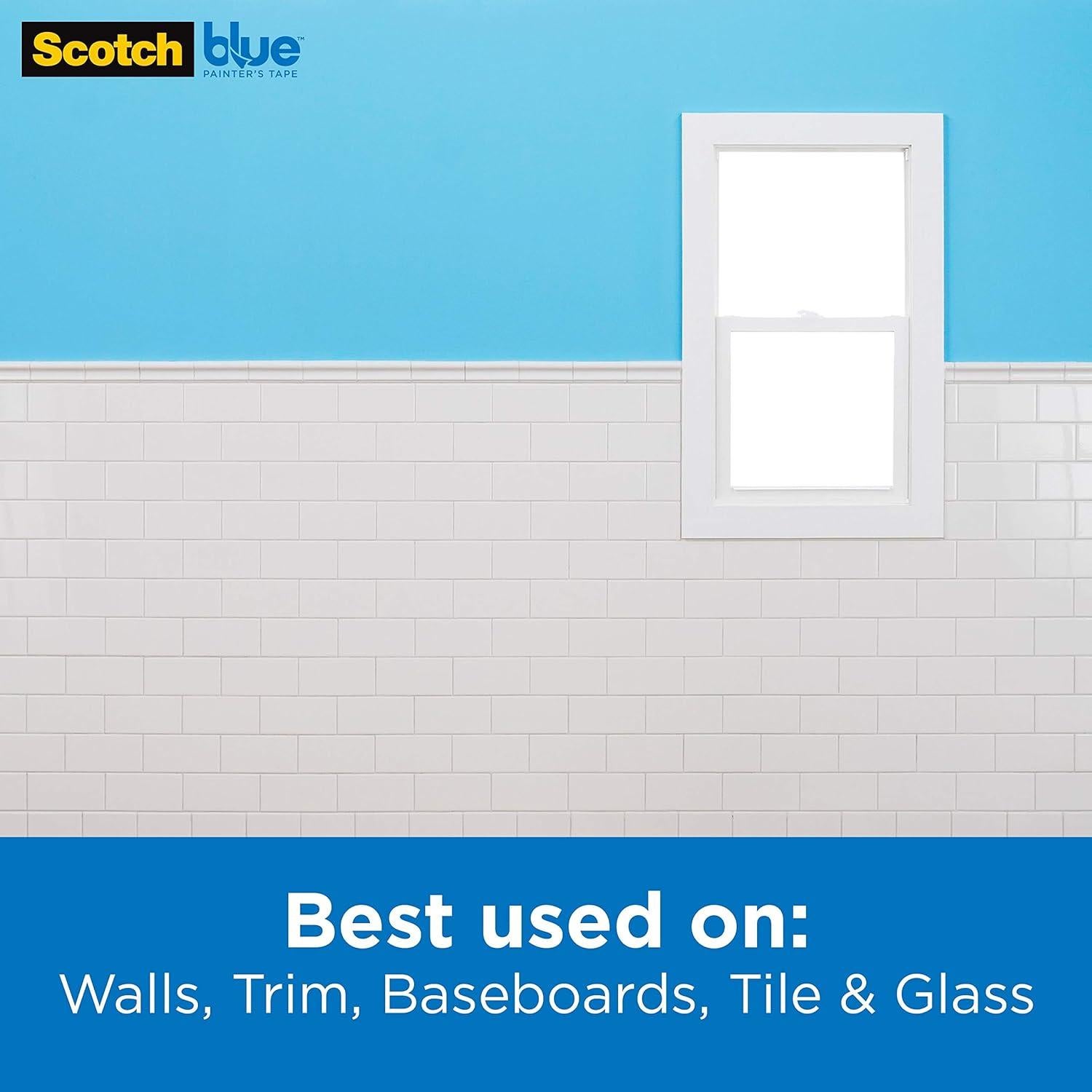 Cinta de Pintor ScotchBlue 3.58 cm x 54.86 m Multi-Superficie