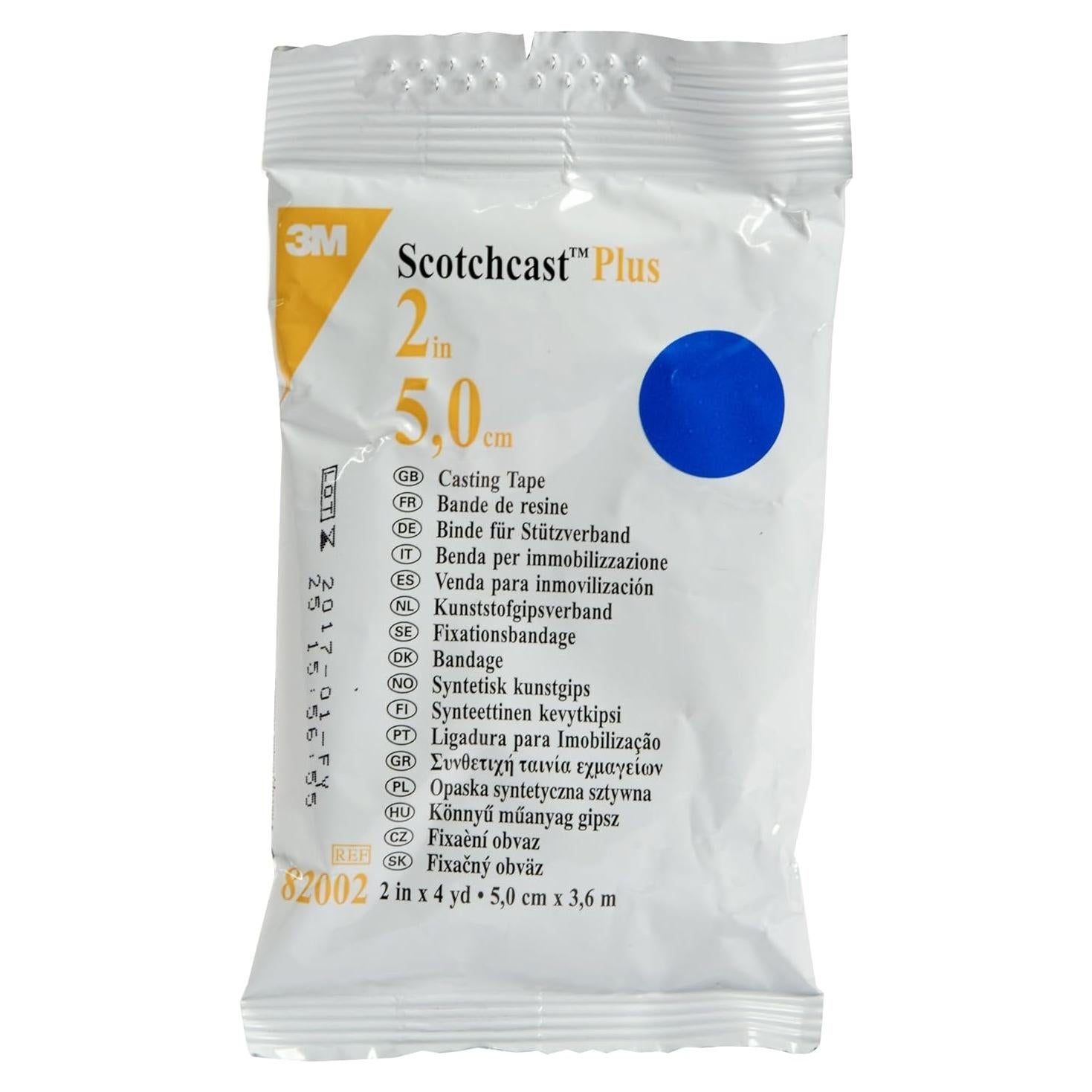 Cinta de Yeso 3M Scotchcast Plus 5cm x 3.66m Azul