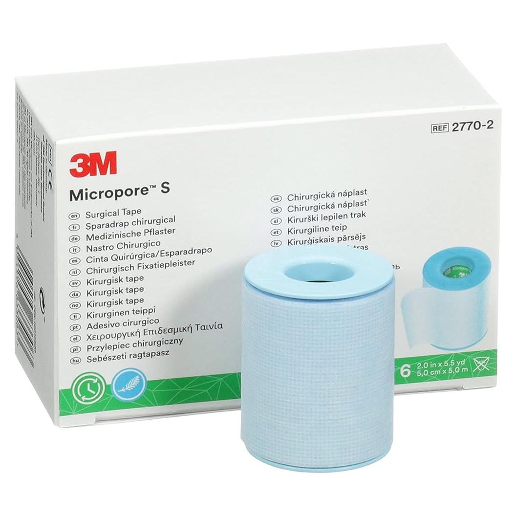 Cinta Quirúrgica 3M Micropore S 2.5 cm x 5 m - 6 Rollos