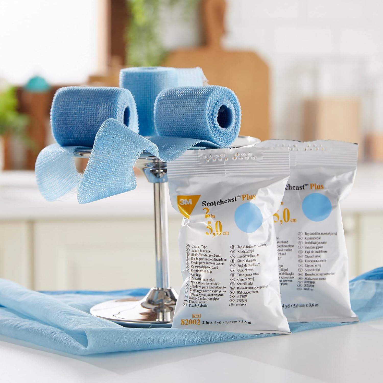 Cinta de Yeso 3M Scotchcast Plus 5 cm x 3.66 m Azul