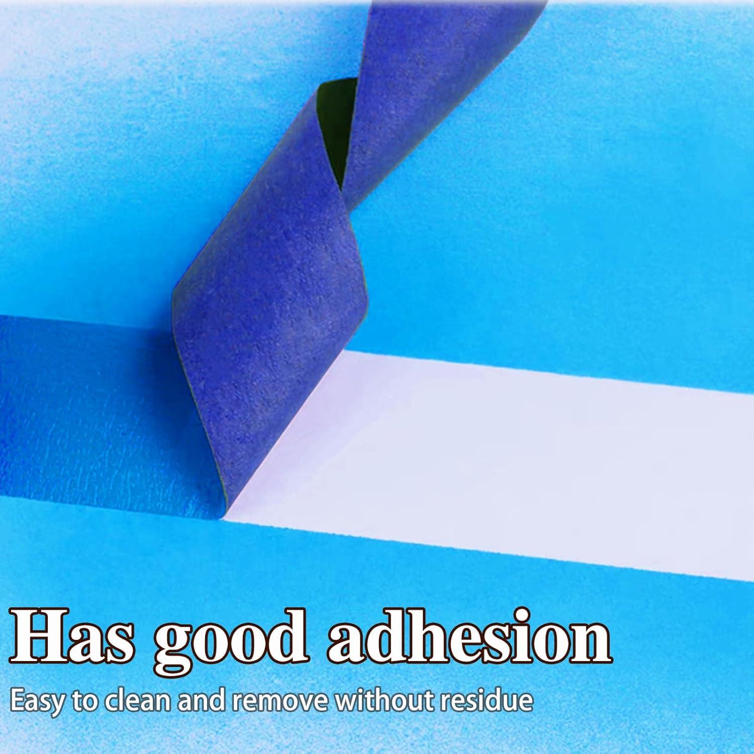 Cinta de Pintor Azul TOTDTDA 5 cm x 50 m - Paquete de 10 Rollos