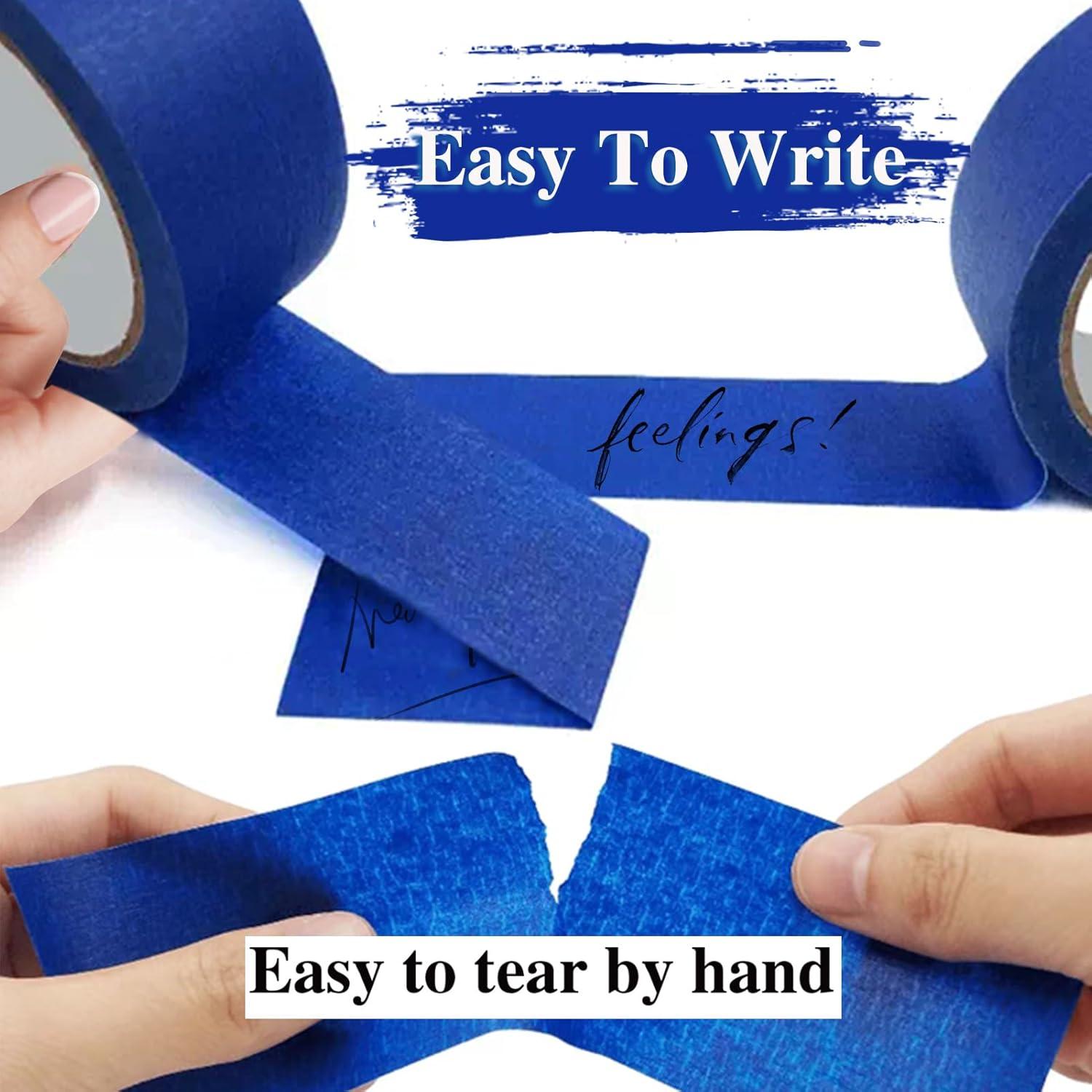 Cinta de Pintor Azul TOTDTDA 5 cm x 50 m - Paquete de 10 Rollos