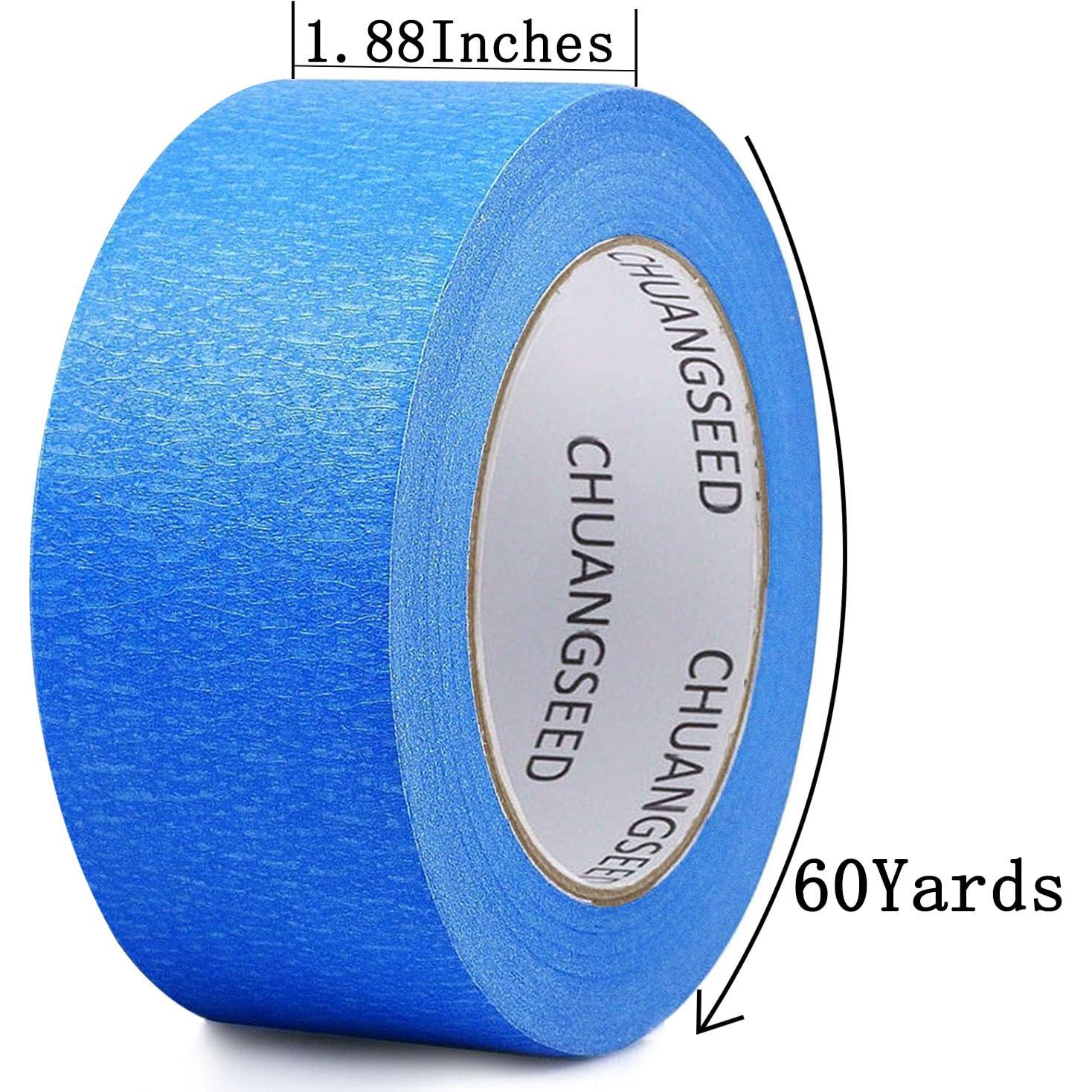 Cinta de Pintor Azul CHUANGSEED 4.78 cm x 54.86 m 3-Pack