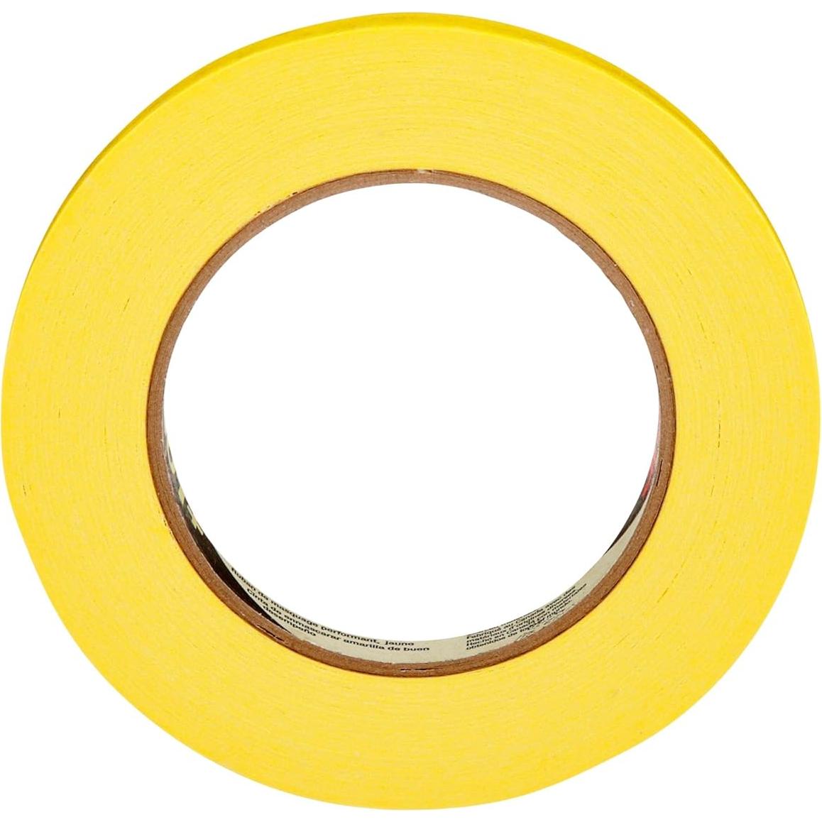 Cinta de enmascarar 3M 301+ amarilla 12 mm x 54.86 m