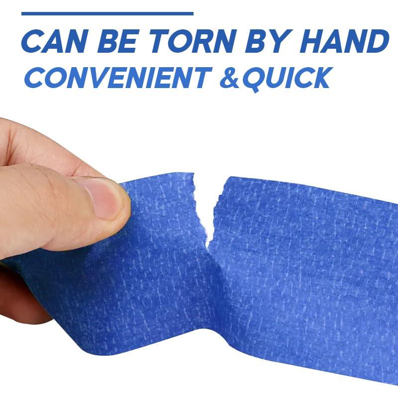 Cinta de Pintura Azul 2 Rollos 2.5 cm x 50 m para Manualidades