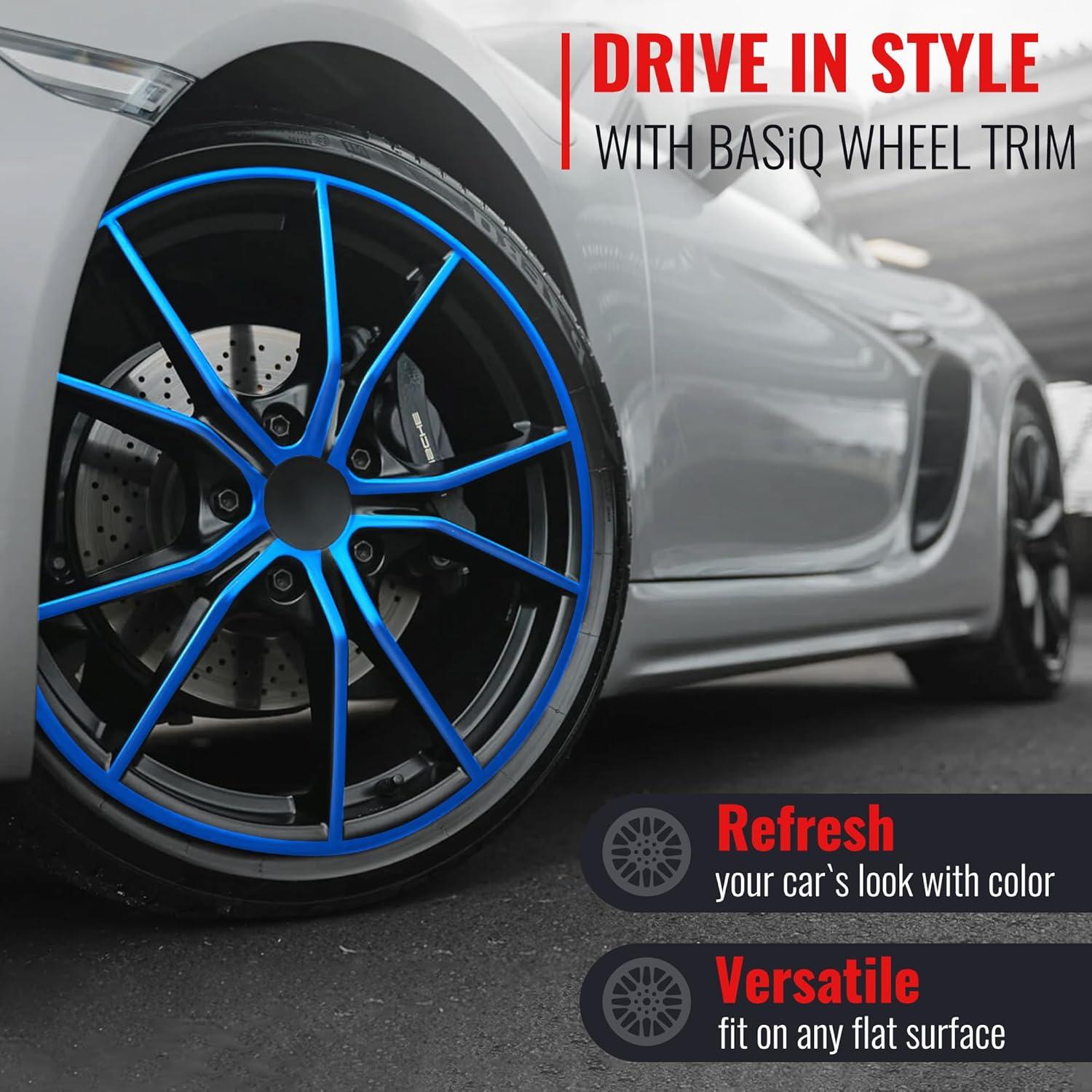 Tira Protectora de Bisel RIMiQ BASiQ Azul 7.92m Ajuste Universal