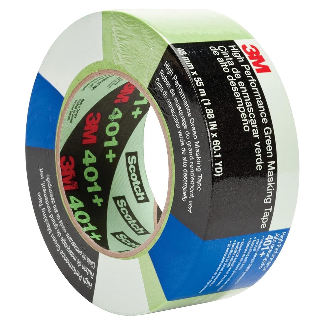 Cinta de enmascarar verde 3M Scotch 401+ 48mm x 55m alta temperatura