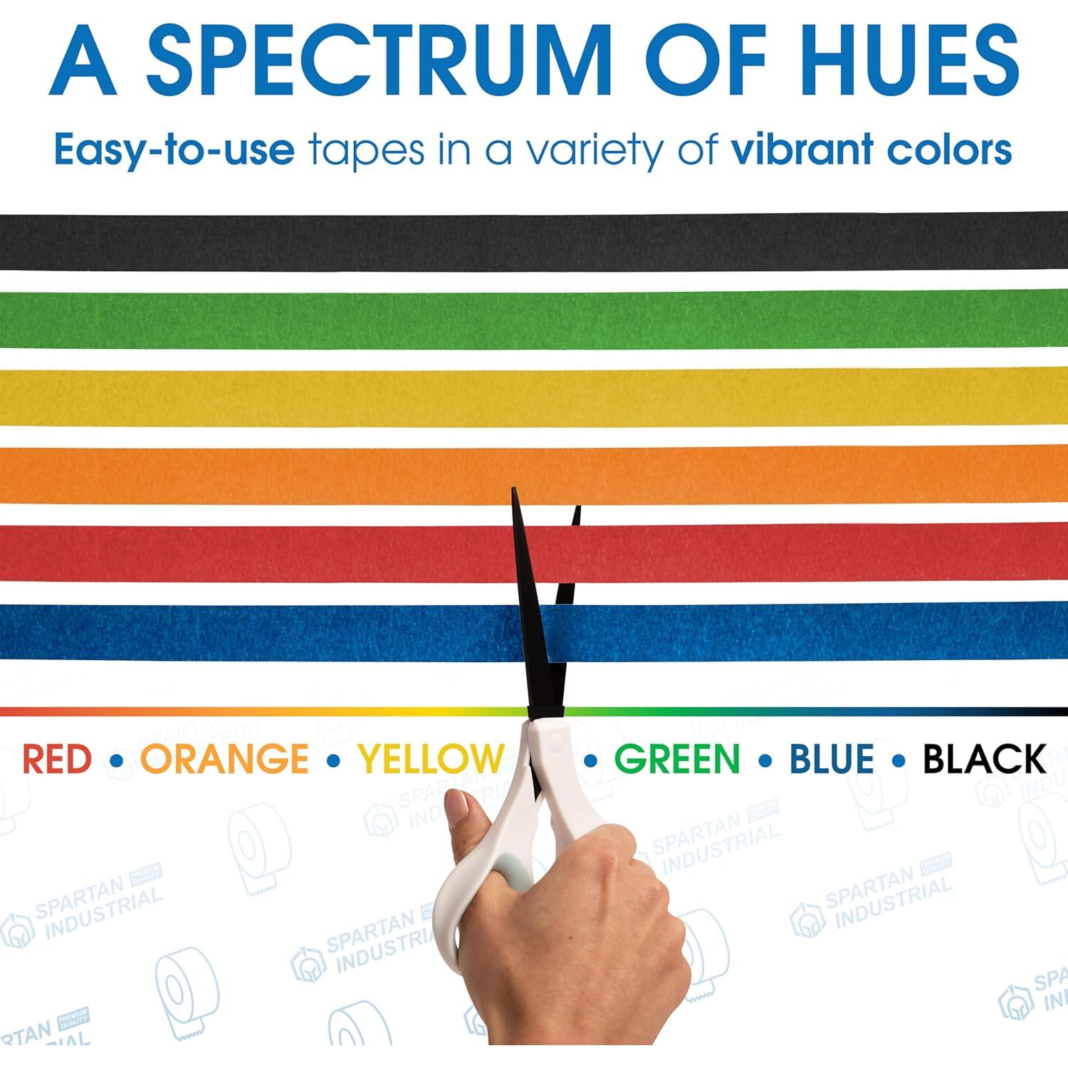 Cinta de Enmascarar Azul Spartan Industrial 1" x 54.86 m - 3 Rollos