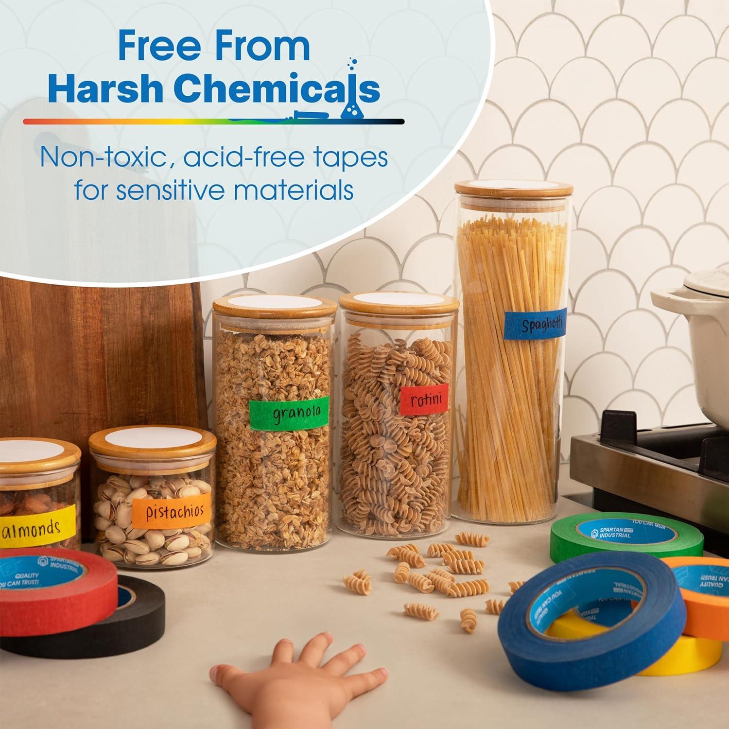 Cinta de Enmascarar Azul Spartan Industrial 1" x 54.86 m - 3 Rollos