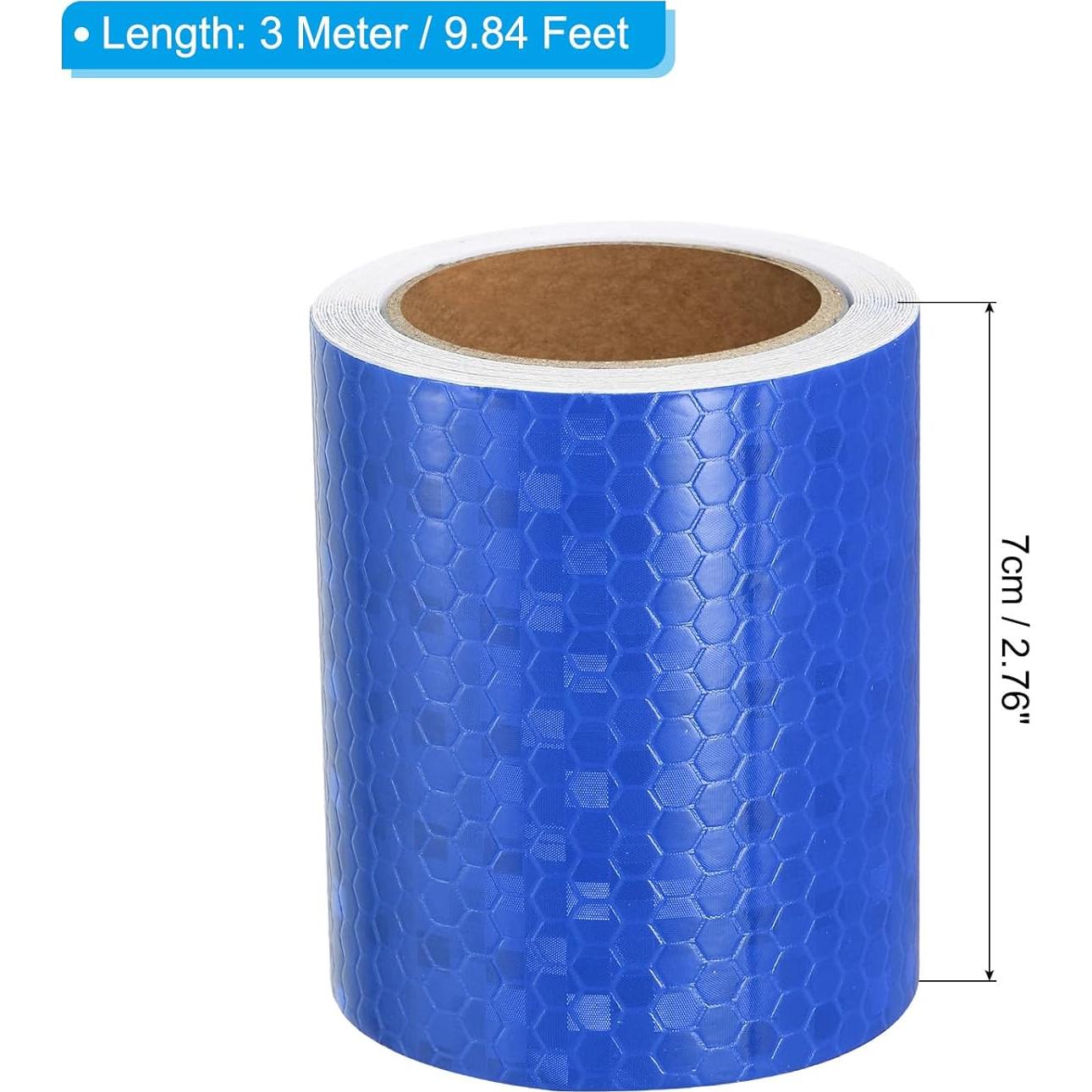 Cinta Reflectante PATIKIL 7.62 cm x 3 m Azul Impermeable